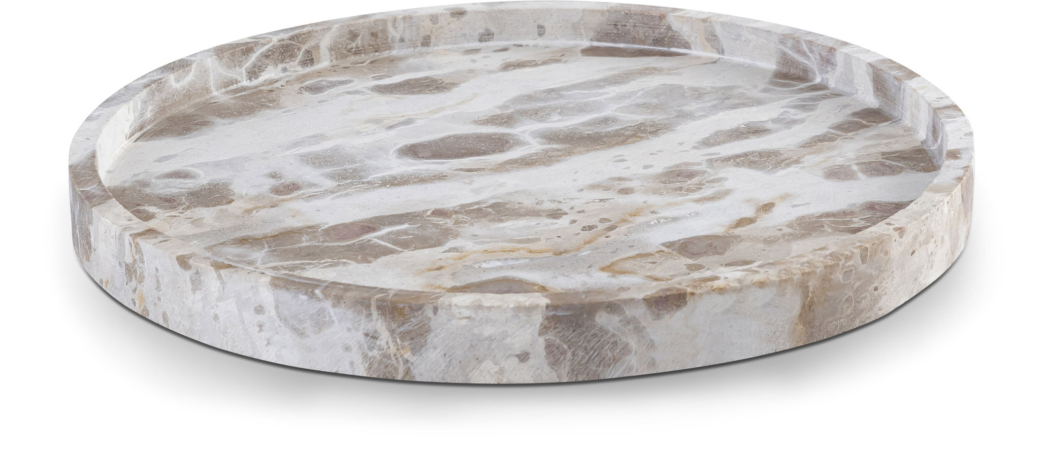 Barletta - Marble Round Tray - Urban Living Furniture (Los Angeles, CA)