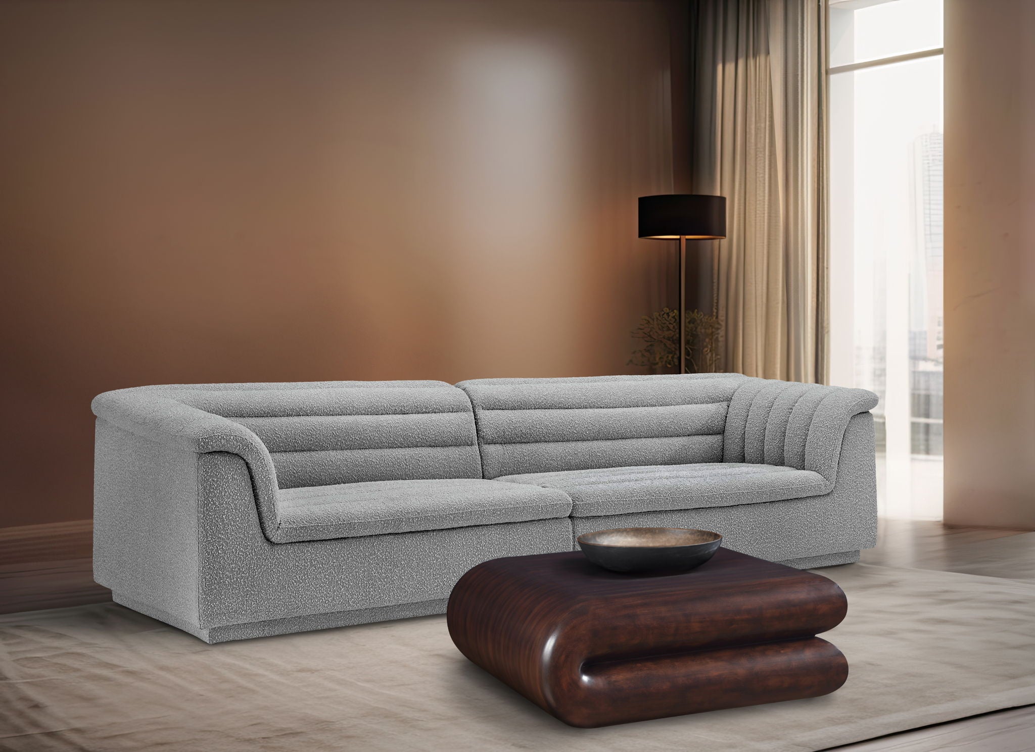 Cascade - Boucle Modular Sofa - Urban Living Furniture (Los Angeles, CA)