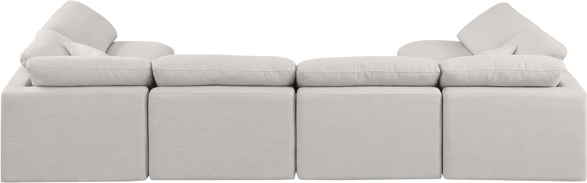Indulge - Linen 6 Piece Modular U-Shaped Sectional - Urban Living Furniture (Los Angeles, CA)