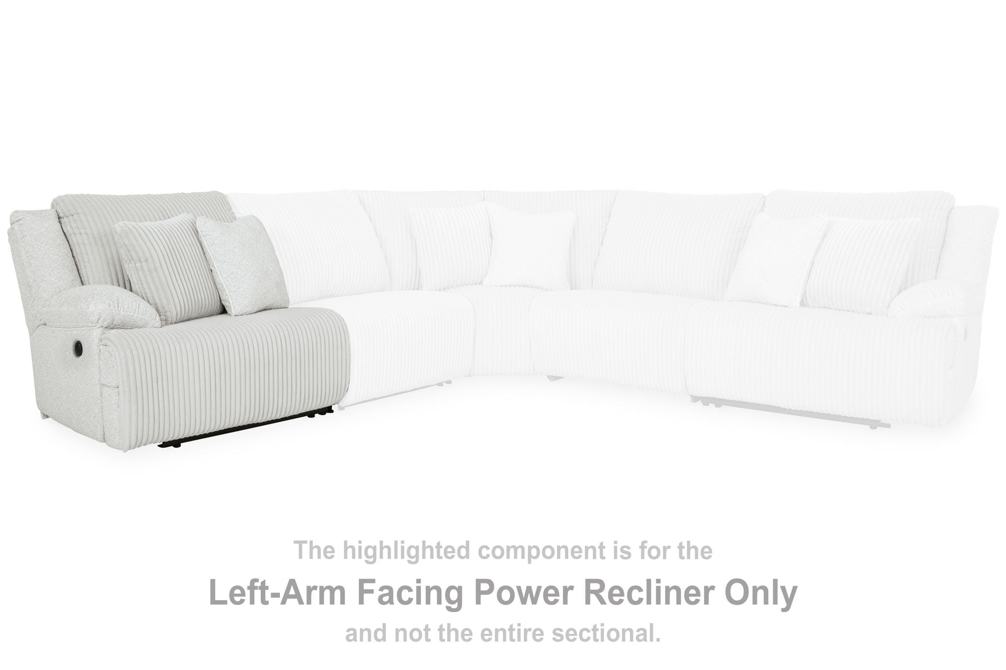 Top Tier - Alloy - Laf Zero Wall Power Recliner - Urban Living Furniture (Los Angeles, CA)