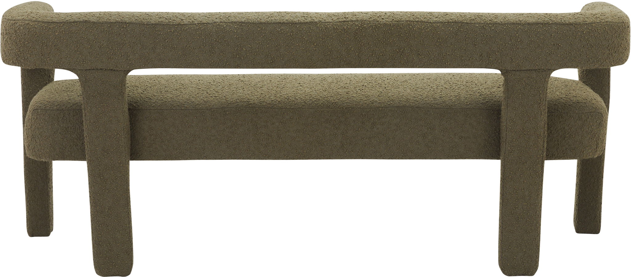 Athena - Boucle Fabric Bench - Urban Living Furniture (Los Angeles, CA)