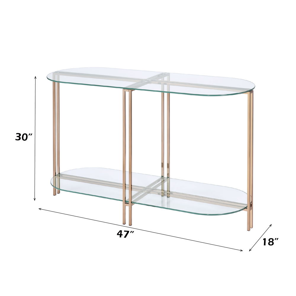 Veises - Sofa Table - Champagne - Urban Living Furniture (Los Angeles, CA)