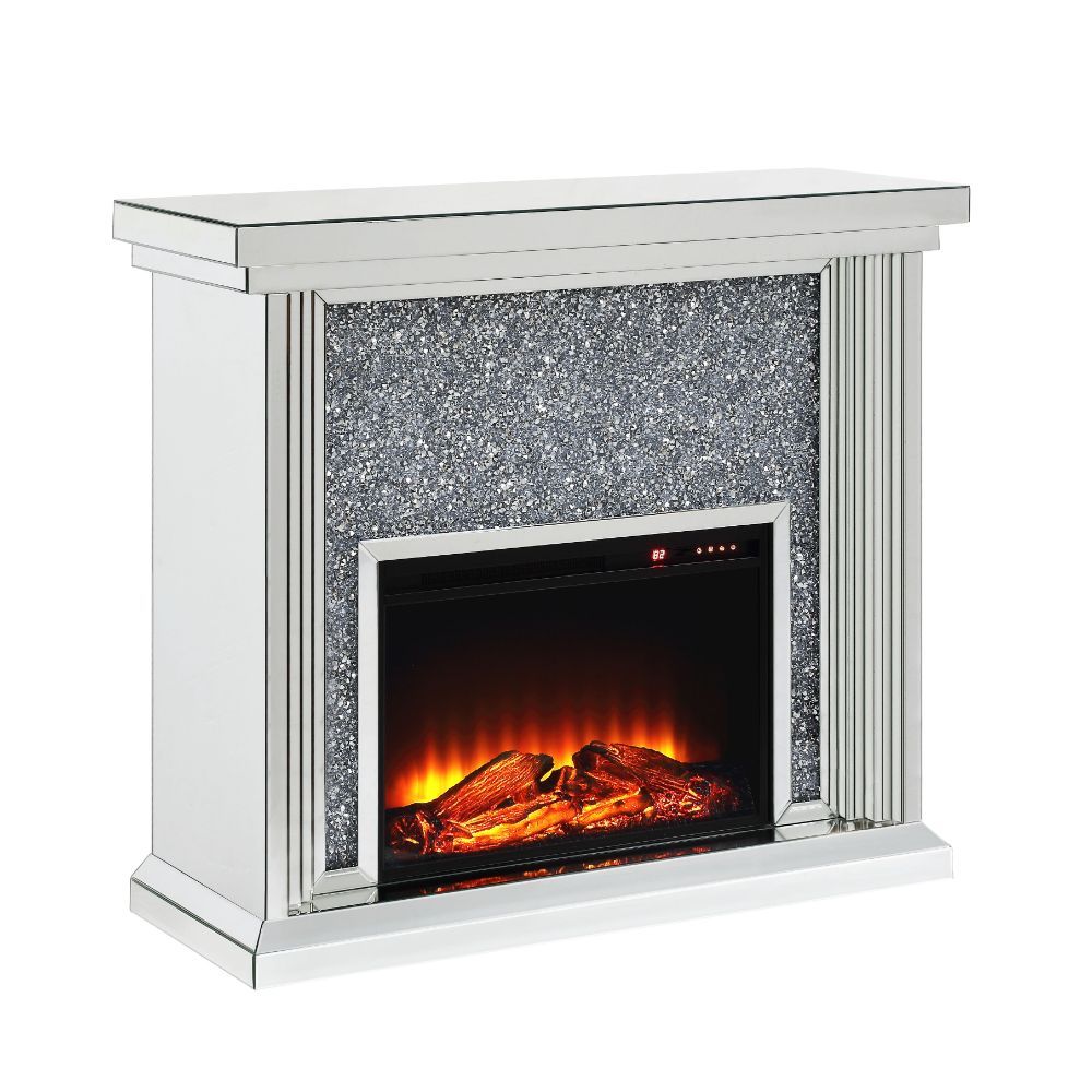 Noralie - Fireplace - Mirrored & Faux Diamonds - 40" - Urban Living Furniture (Los Angeles, CA)