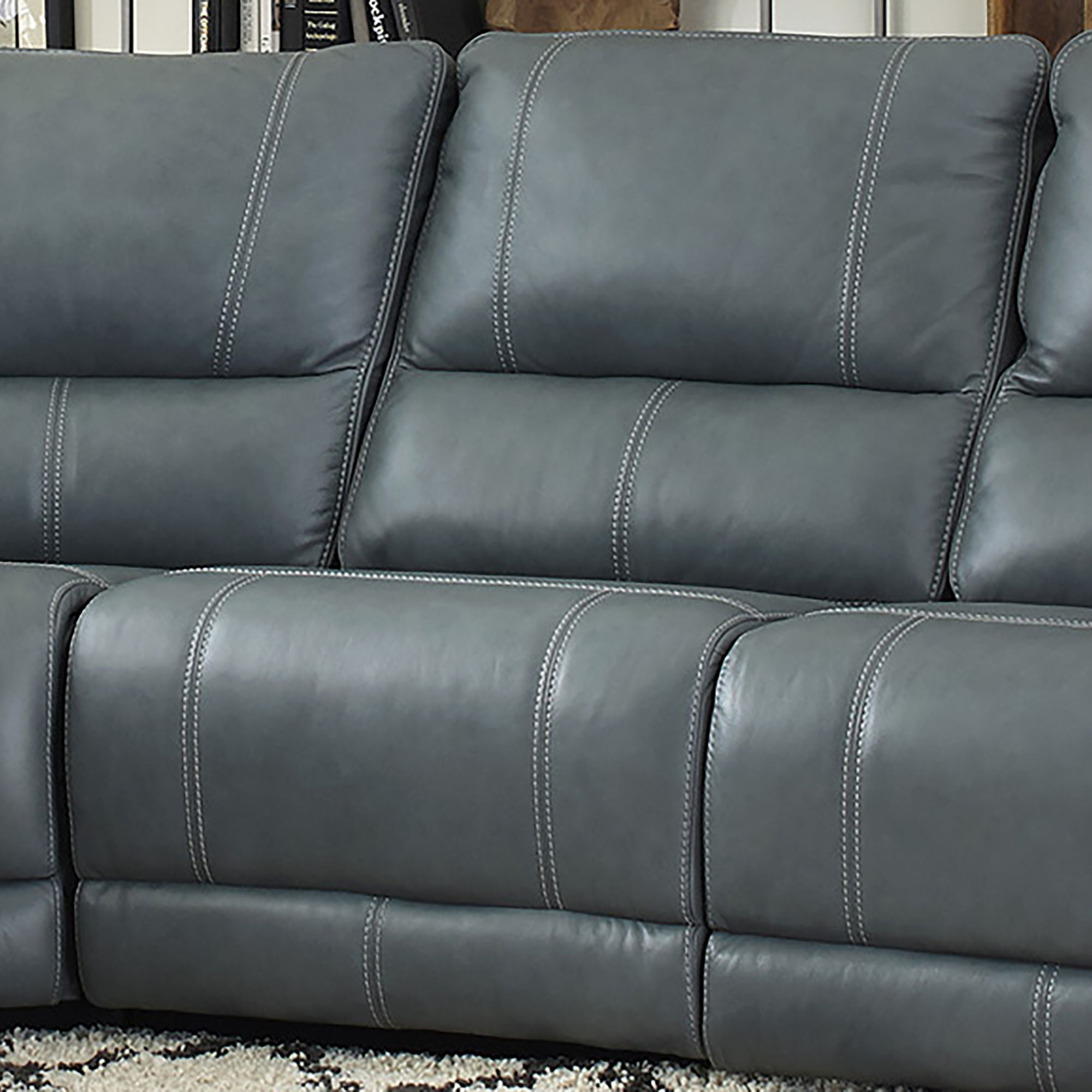 Whitman - Powered by Freemotion Cordless Armless Chair - Verona Azure - Urban Living Furniture (Los Angeles, CA)