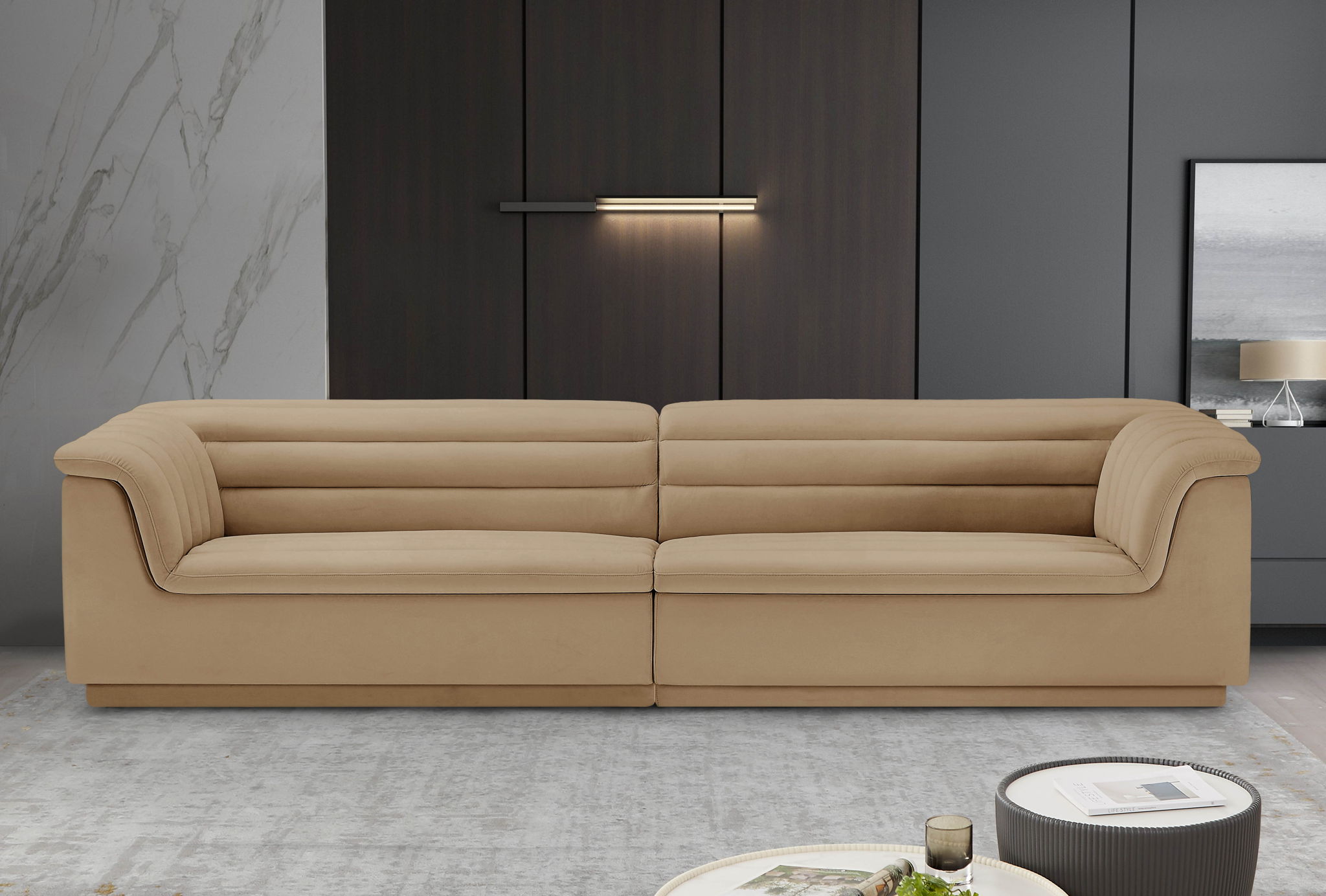 Cascade - Velvet Modular Sofa - Urban Living Furniture (Los Angeles, CA)