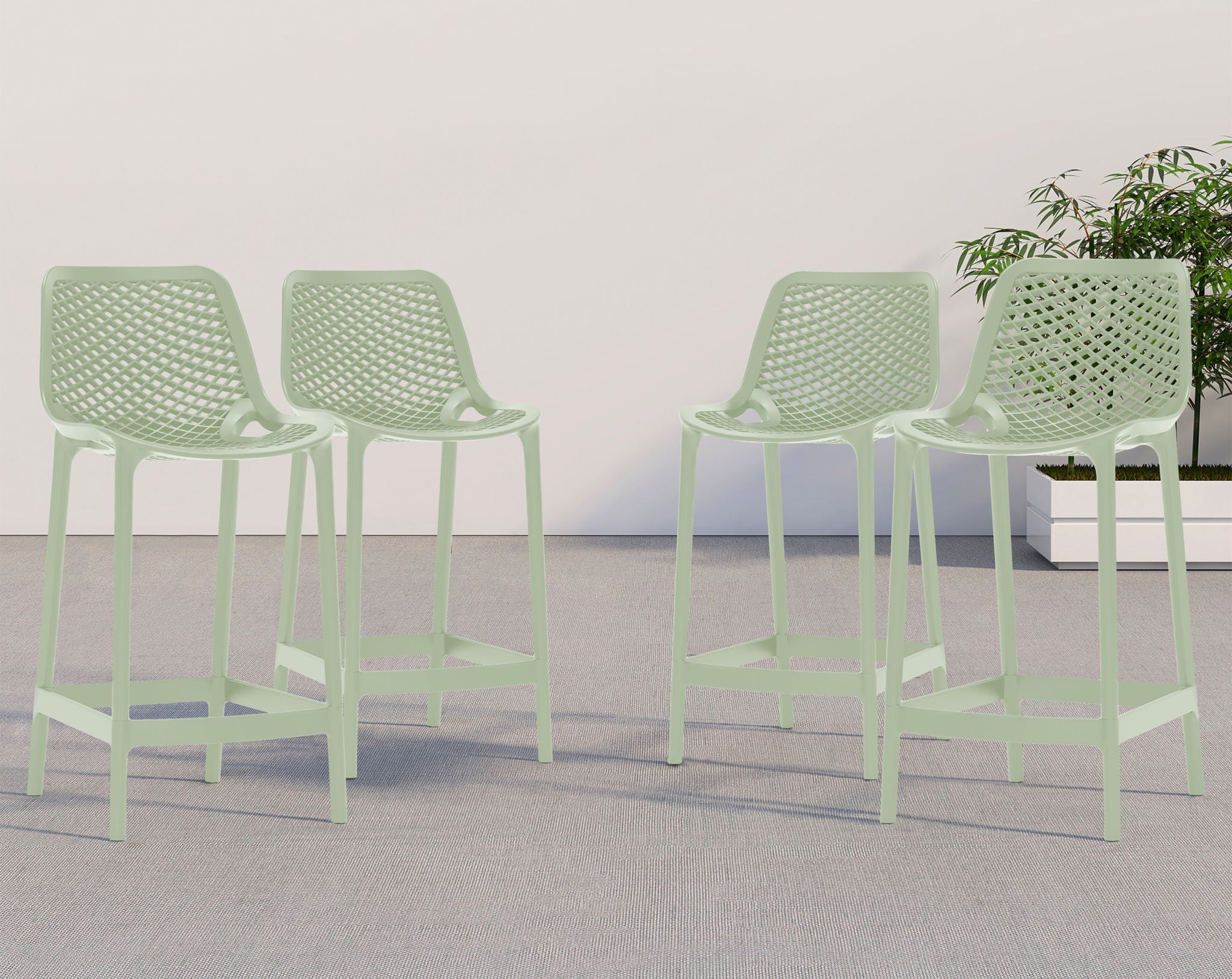 Mykonos - Outdoor Patio Stool Set - Urban Living Furniture (Los Angeles, CA)