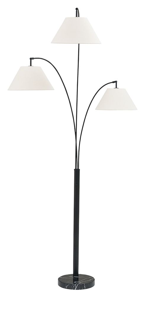 Gibbswellner - Metal Arc Lamp - Black - Urban Living Furniture (Los Angeles, CA)
