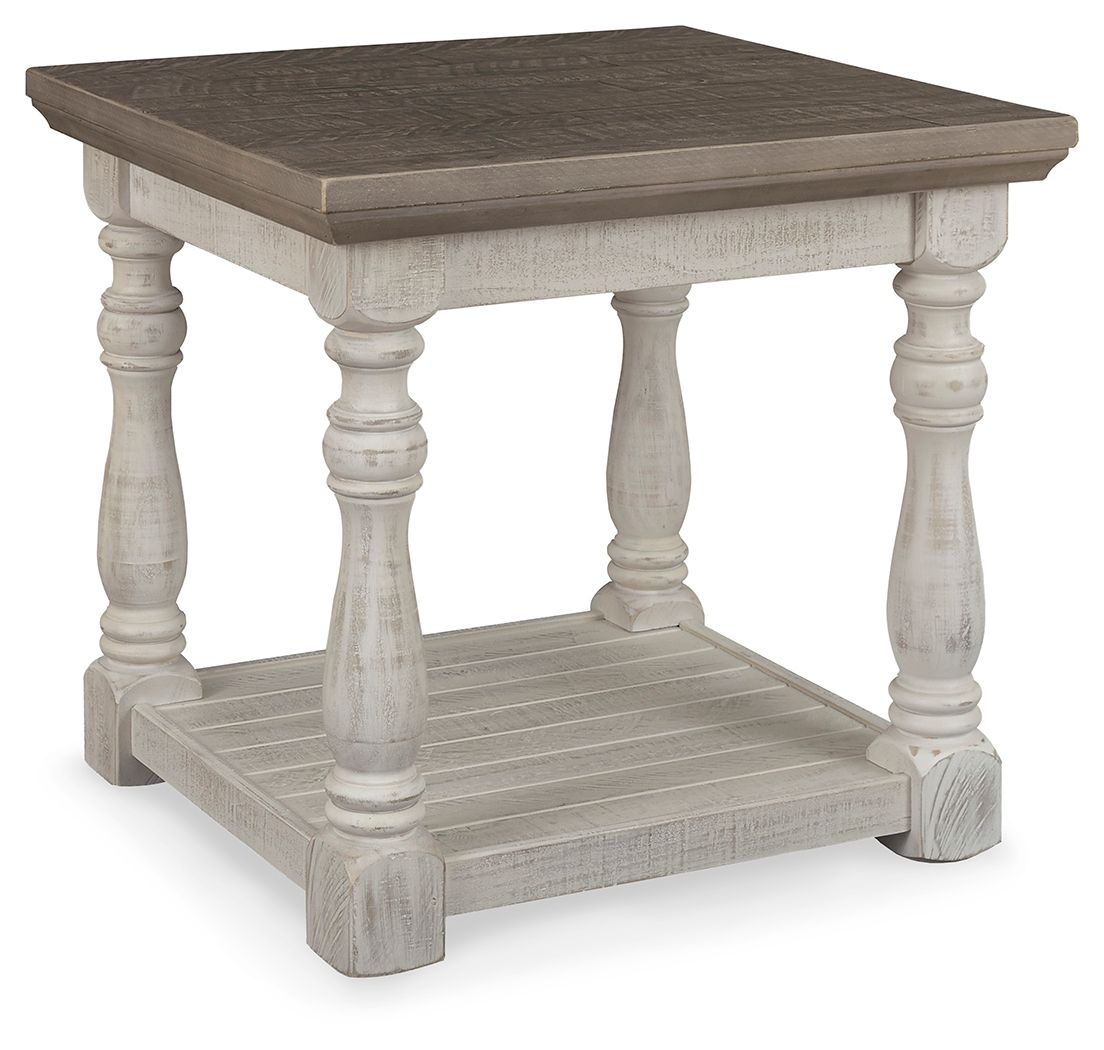 Havalance - Rectangular End Table - Gray / White - Urban Living Furniture (Los Angeles, CA)