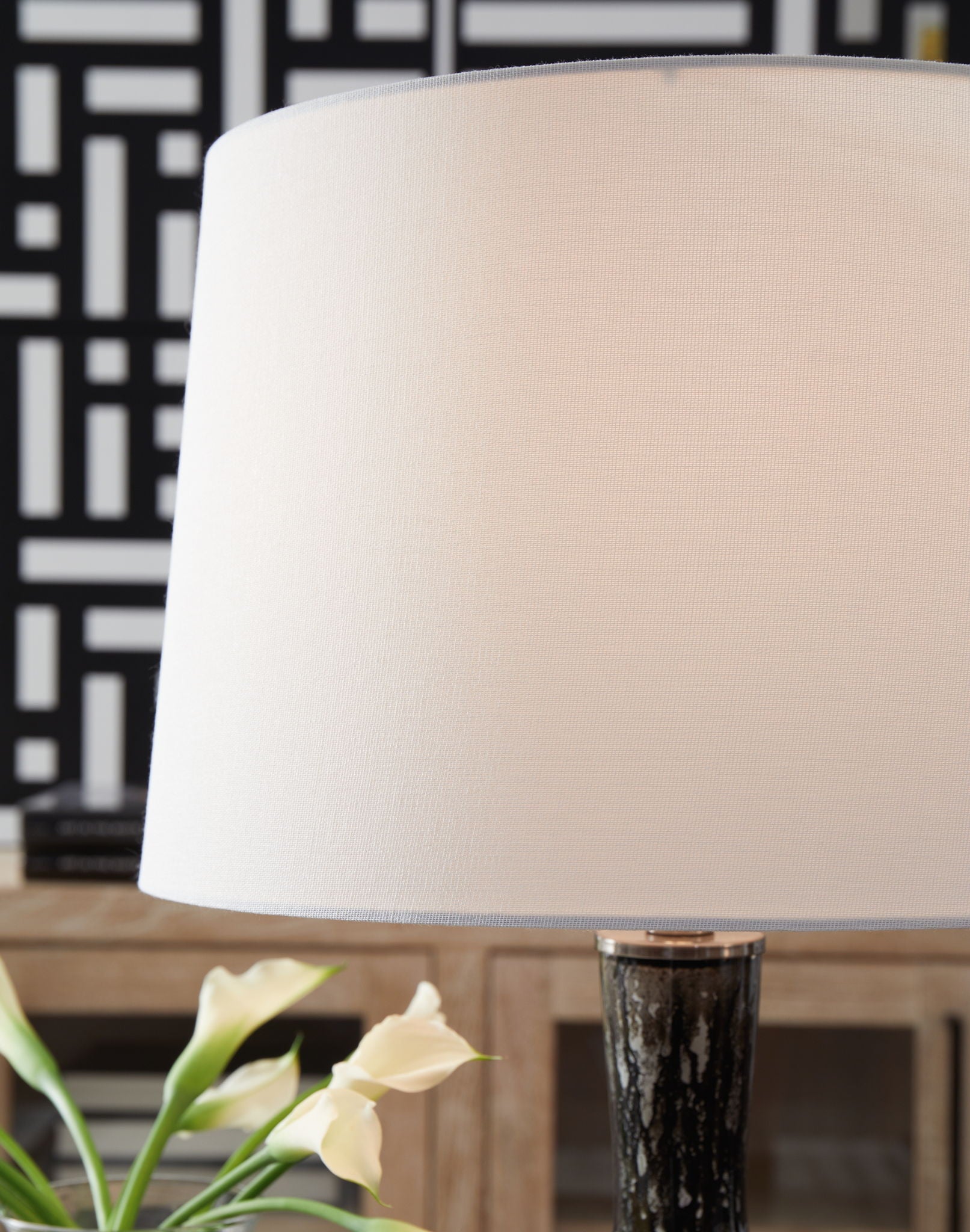 Tenslow - Antique Black - Glass Table Lamp - Urban Living Furniture (Los Angeles, CA)