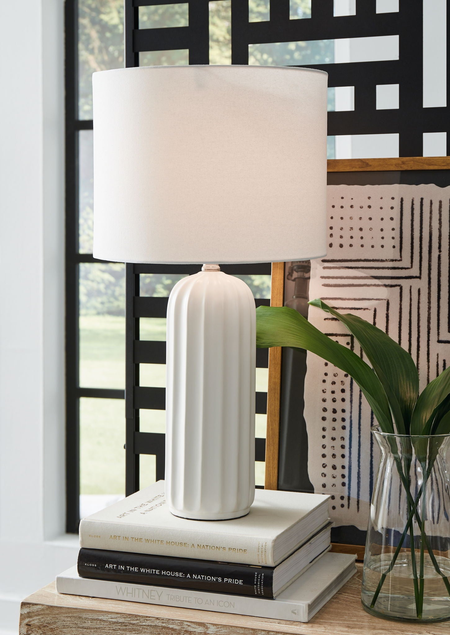 Clarkland - White - Ceramic Table Lamp (Set of 2) - Urban Living Furniture (Los Angeles, CA)