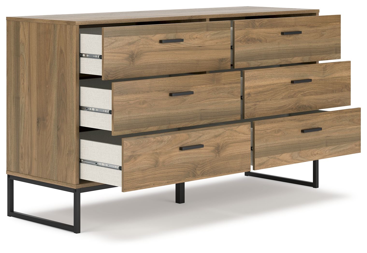 Deanlow - Honey - Six Drawer Dresser - Urban Living Furniture (Los Angeles, CA)