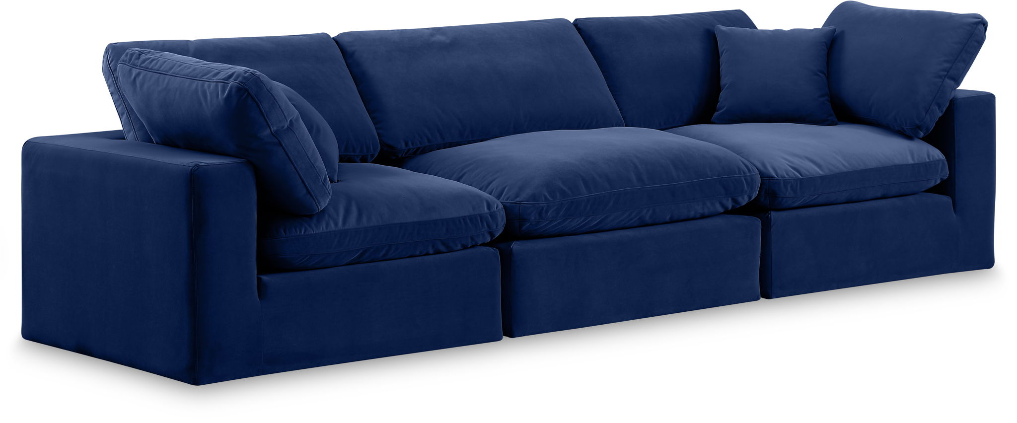Comfy - Velvet Modular Sofa 3 Seats - Urban Living Furniture (Los Angeles, CA)