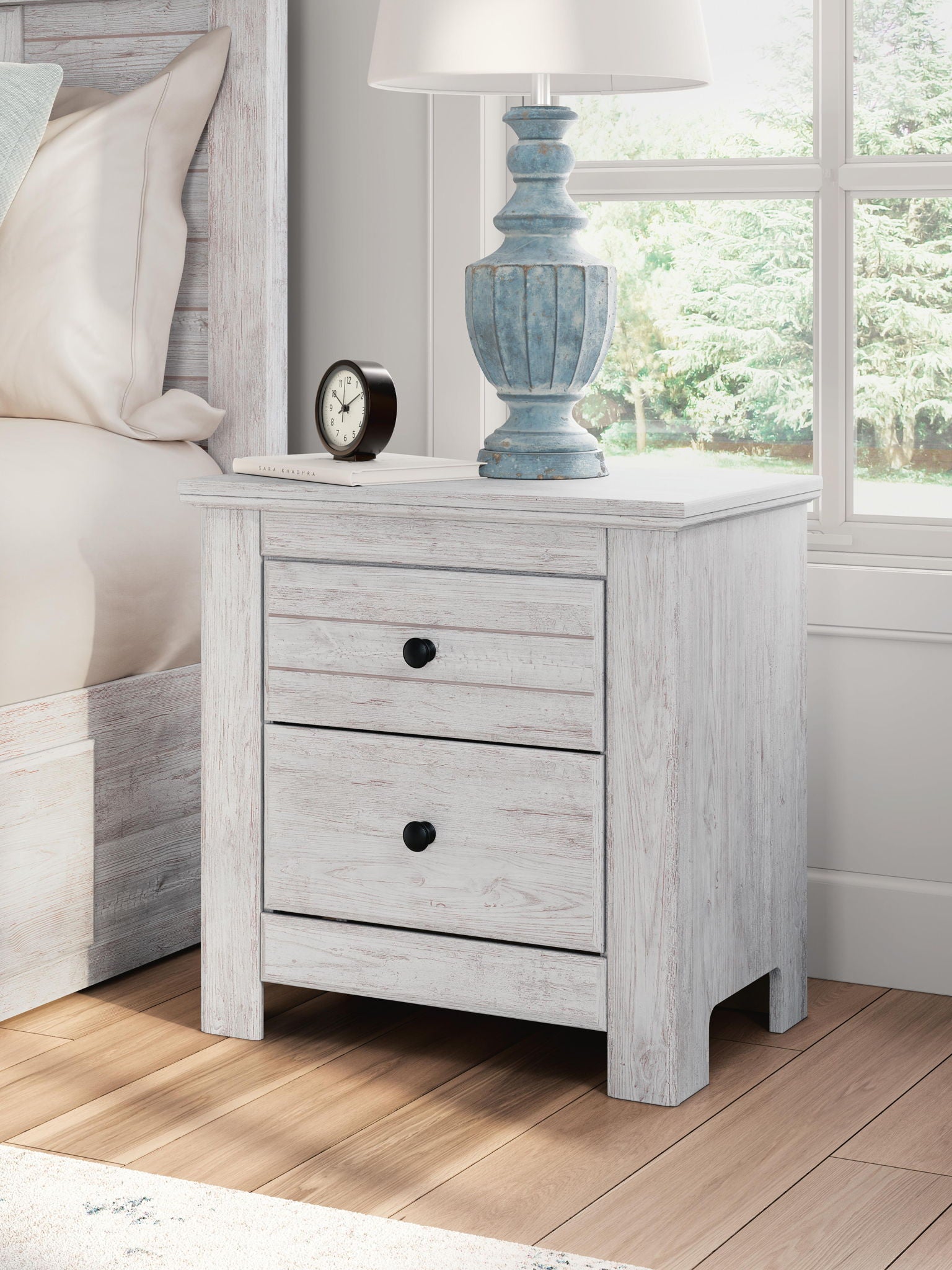 Makidern - Two Drawer Night Stand - Urban Living Furniture (Los Angeles, CA)