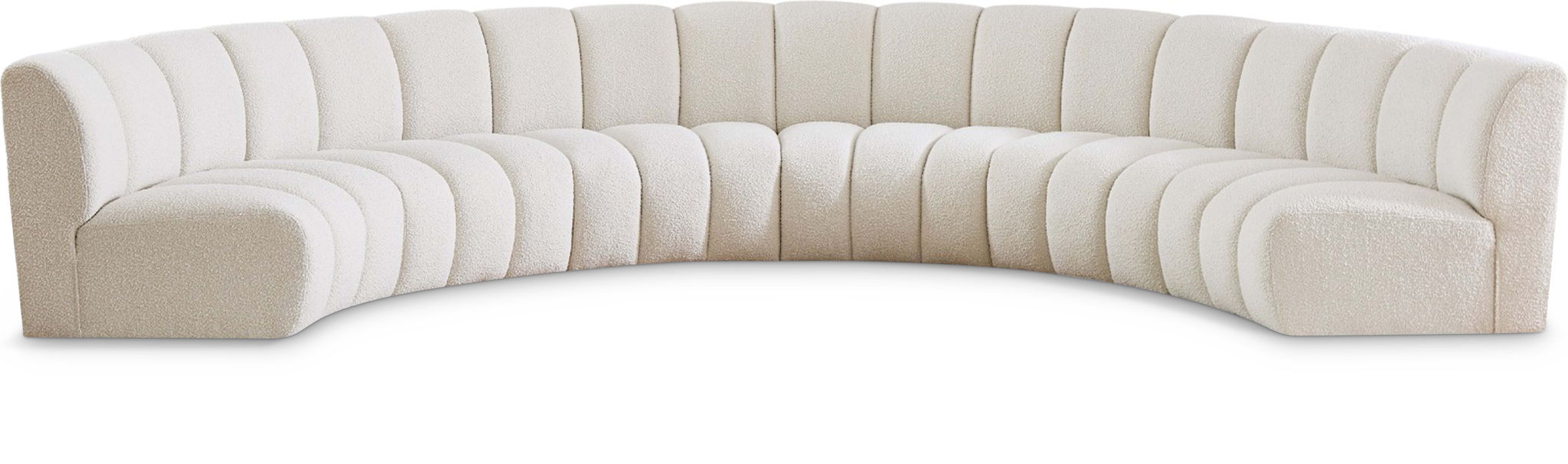 Infinity - 6 Piece Modular Sectional - Cream - Urban Living Furniture (Los Angeles, CA)
