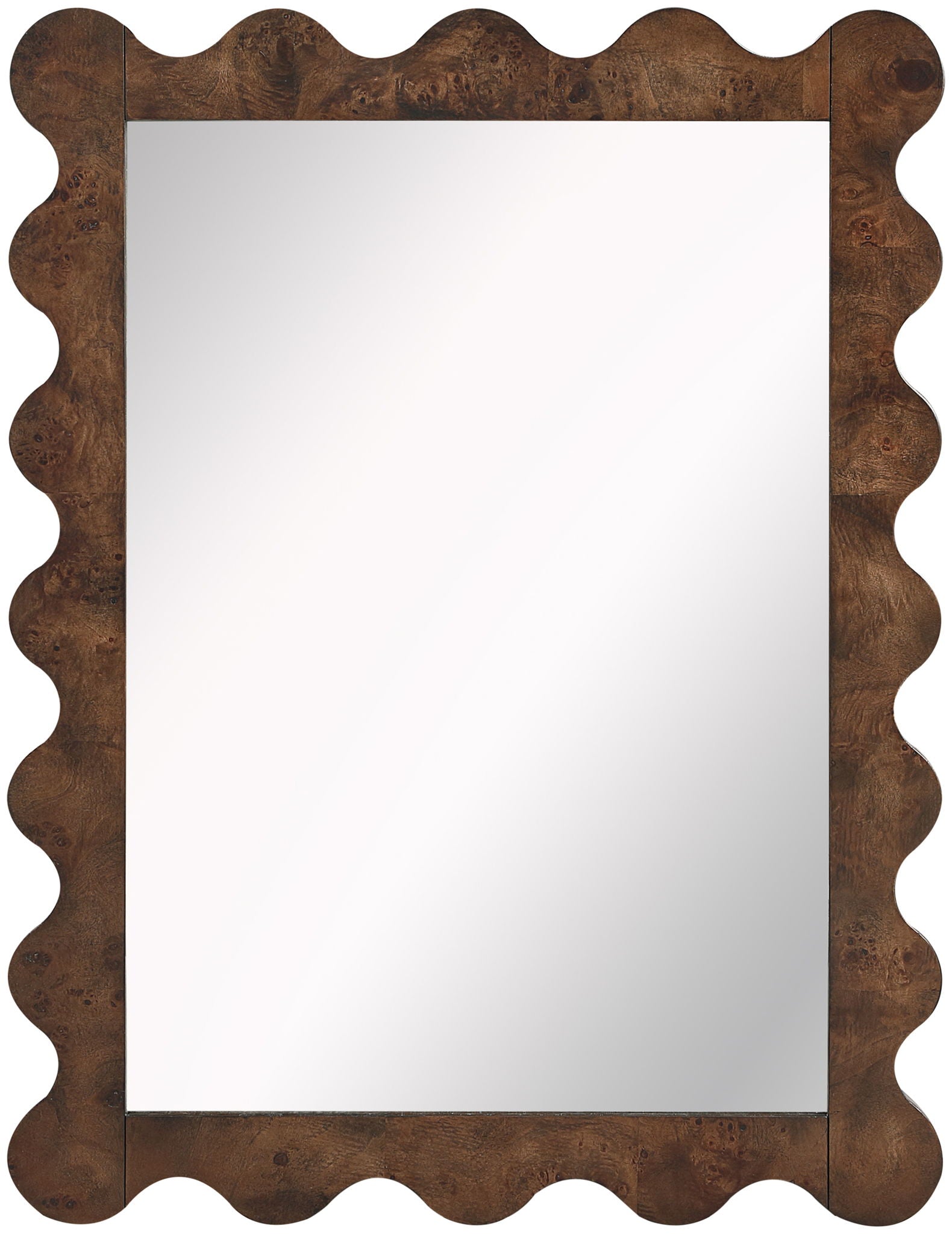 Vassa - Burl Veneer Mirror - Urban Living Furniture (Los Angeles, CA)
