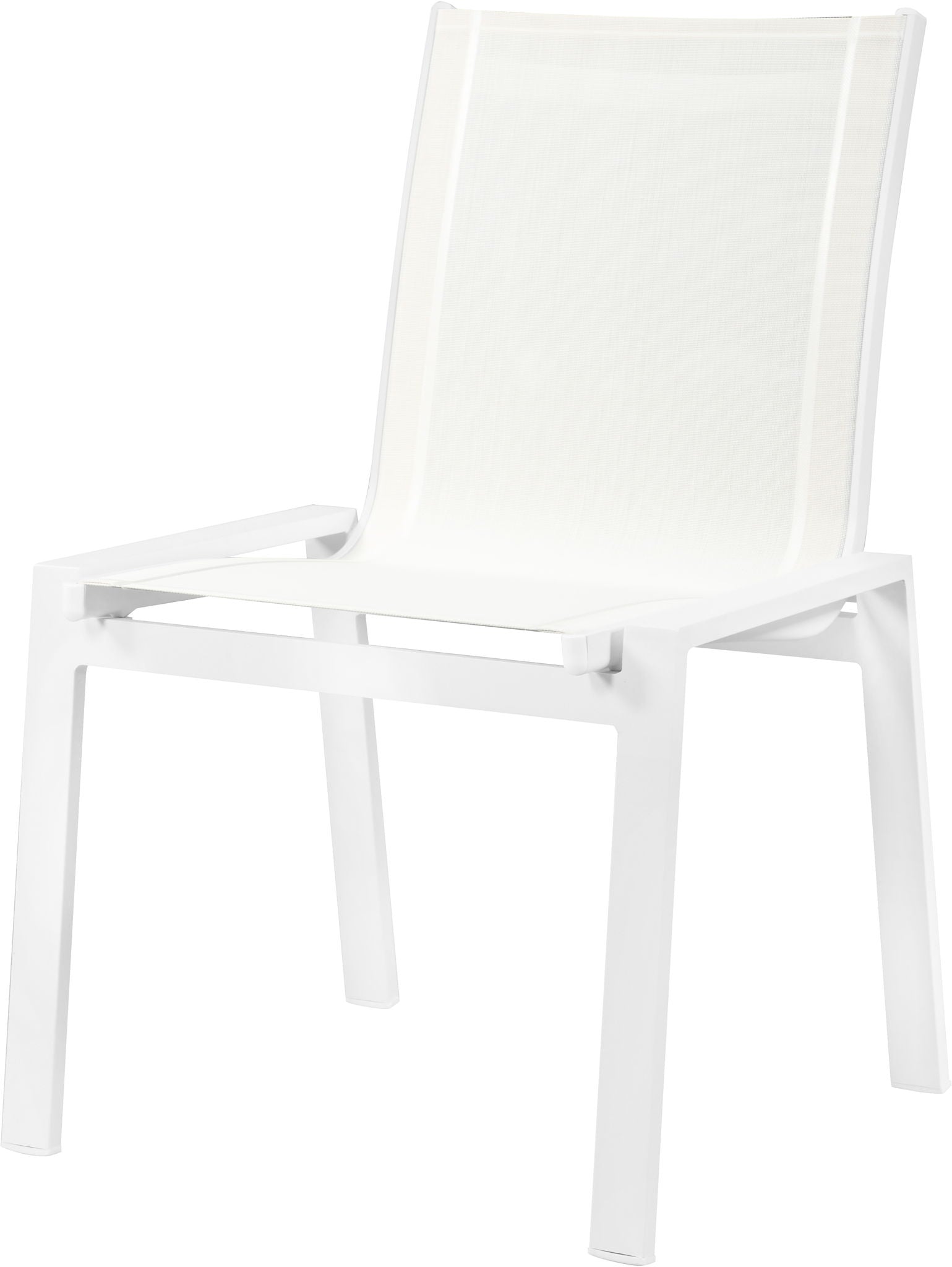 Nizuc - Outdoor Patio Dining Chair With White Frame (Set of 2) - Urban Living Furniture (Los Angeles, CA)