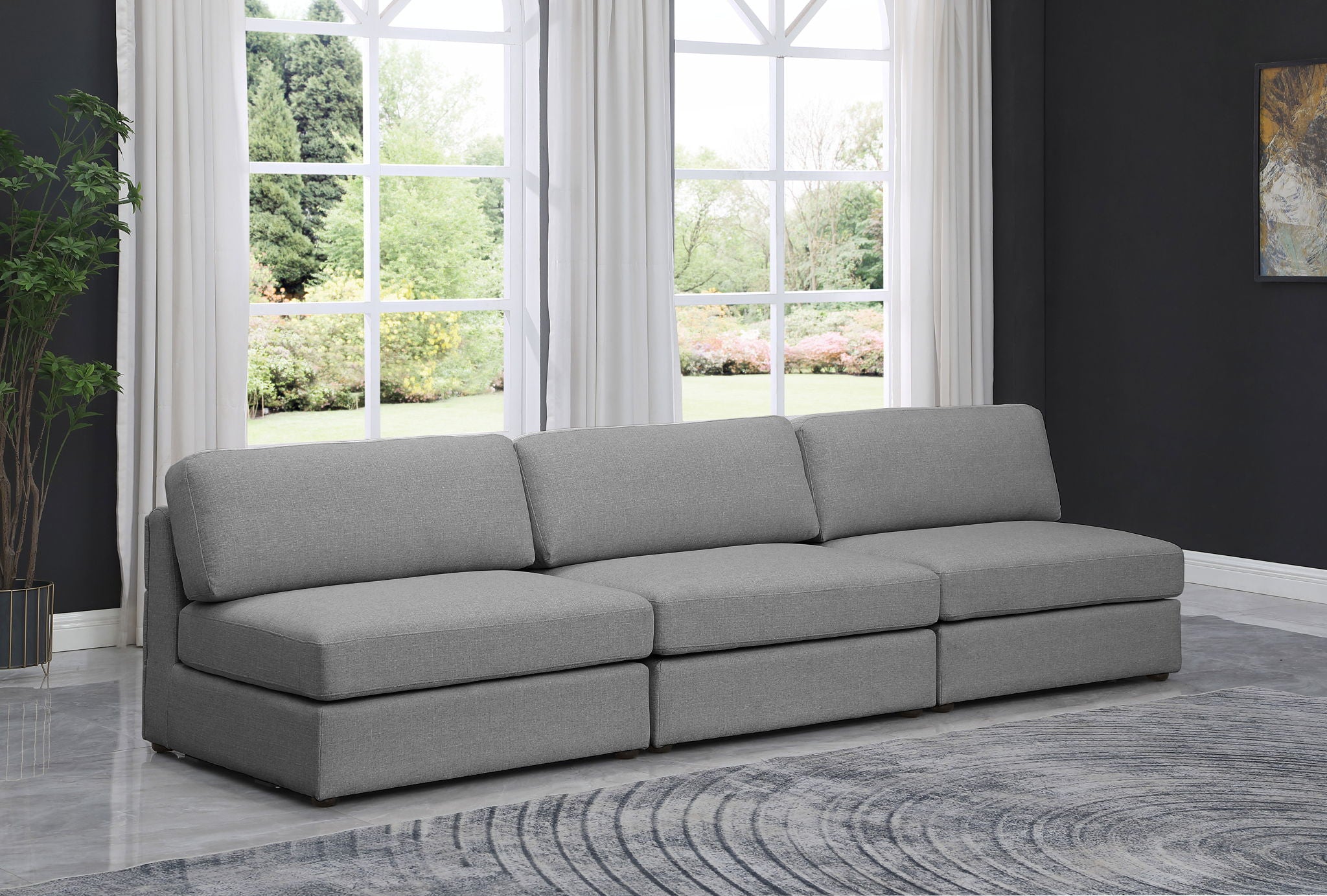 Beckham - Modular 3 Seat Armless Sofa - Urban Living Furniture (Los Angeles, CA)