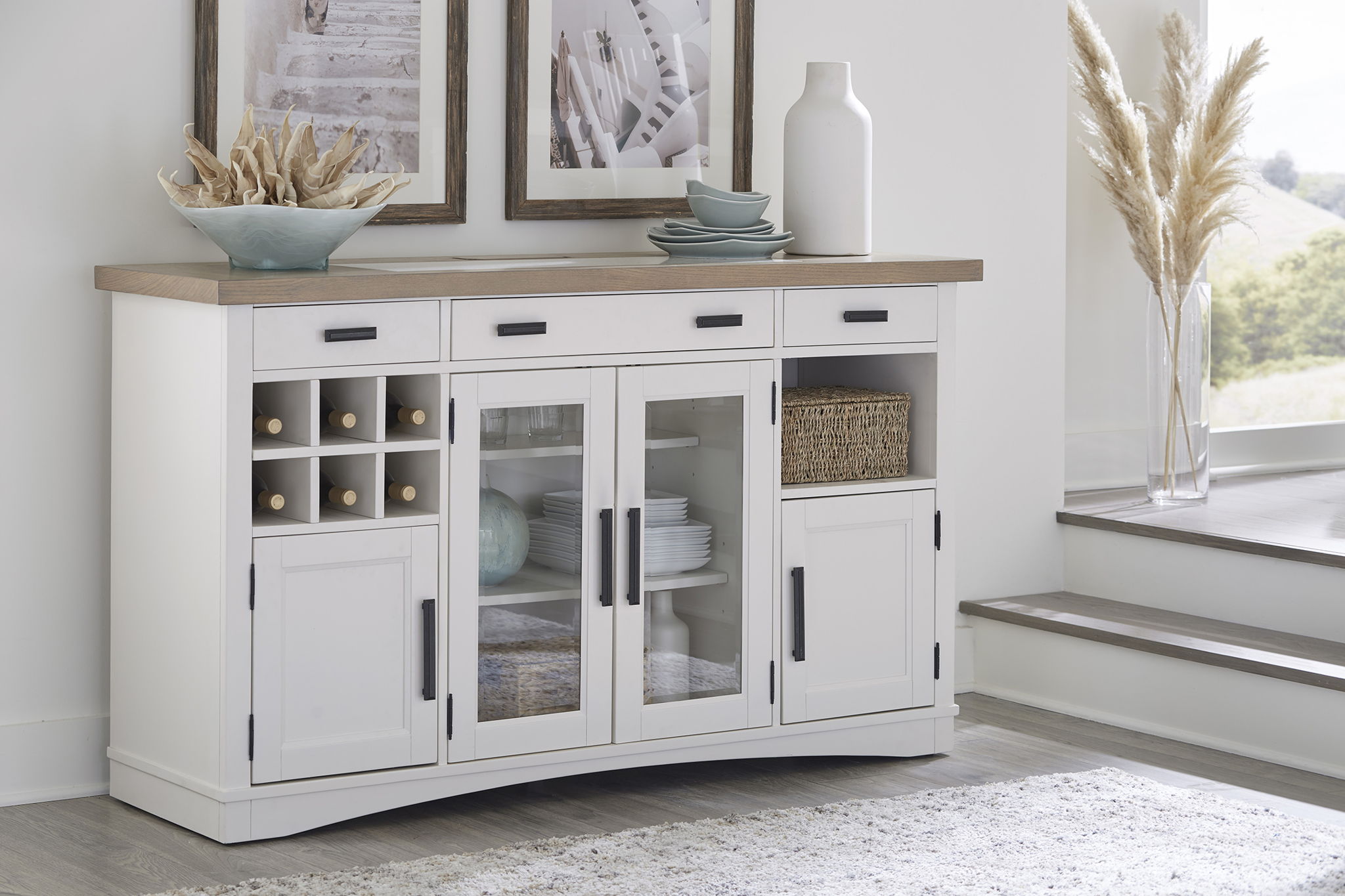 Americana Modern Dining - Buffet Server - Cotton - Urban Living Furniture (Los Angeles, CA)