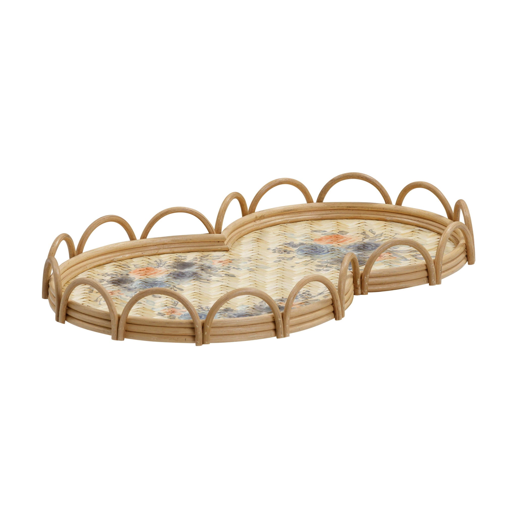 Corey - Figure Eight Bamboo Tray - Multi - Urban Living Furniture (Los Angeles, CA)