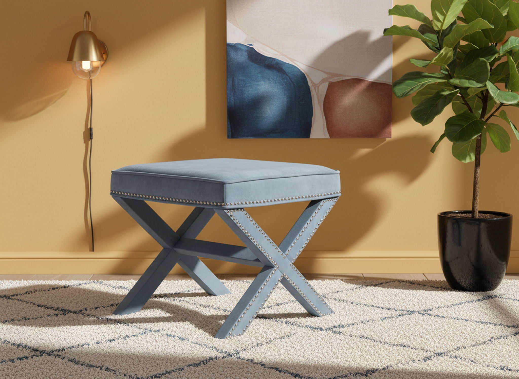 Nixon - Bench Ottoman - Urban Living Furniture (Los Angeles, CA)