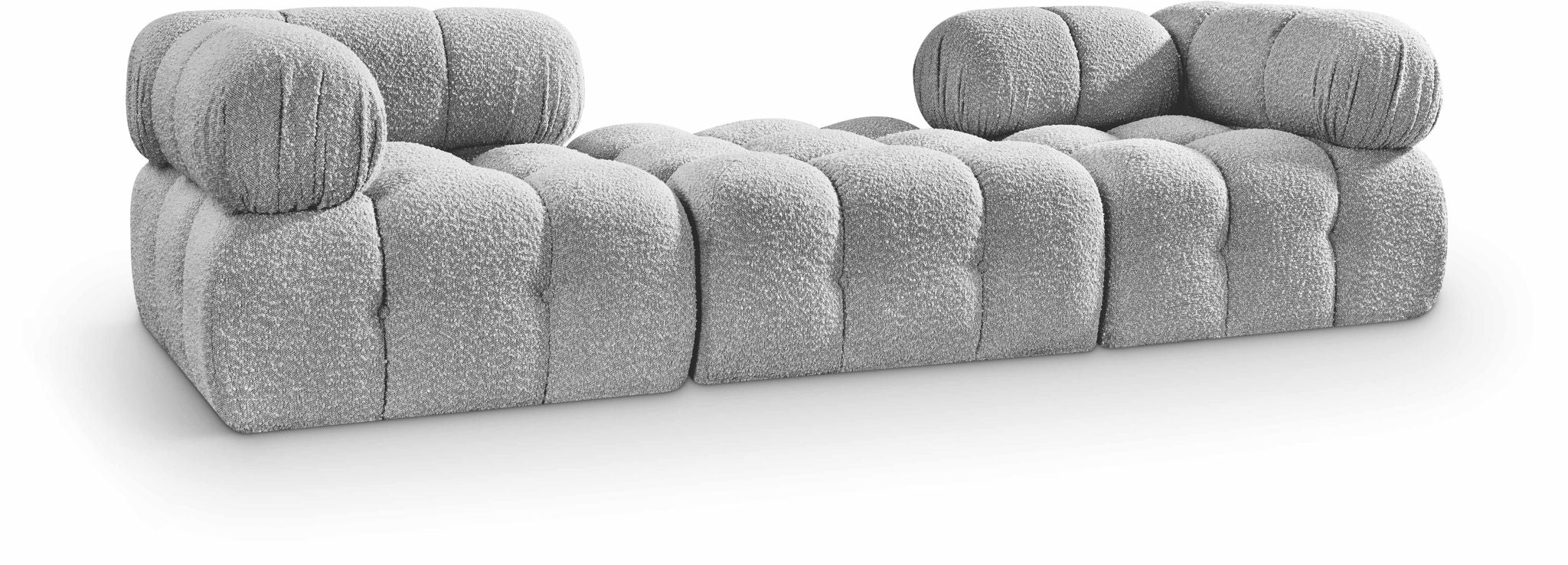 Ames - 3 Piece Boucle Modular Sofa With 1 Backless Seat - Urban Living Furniture (Los Angeles, CA)