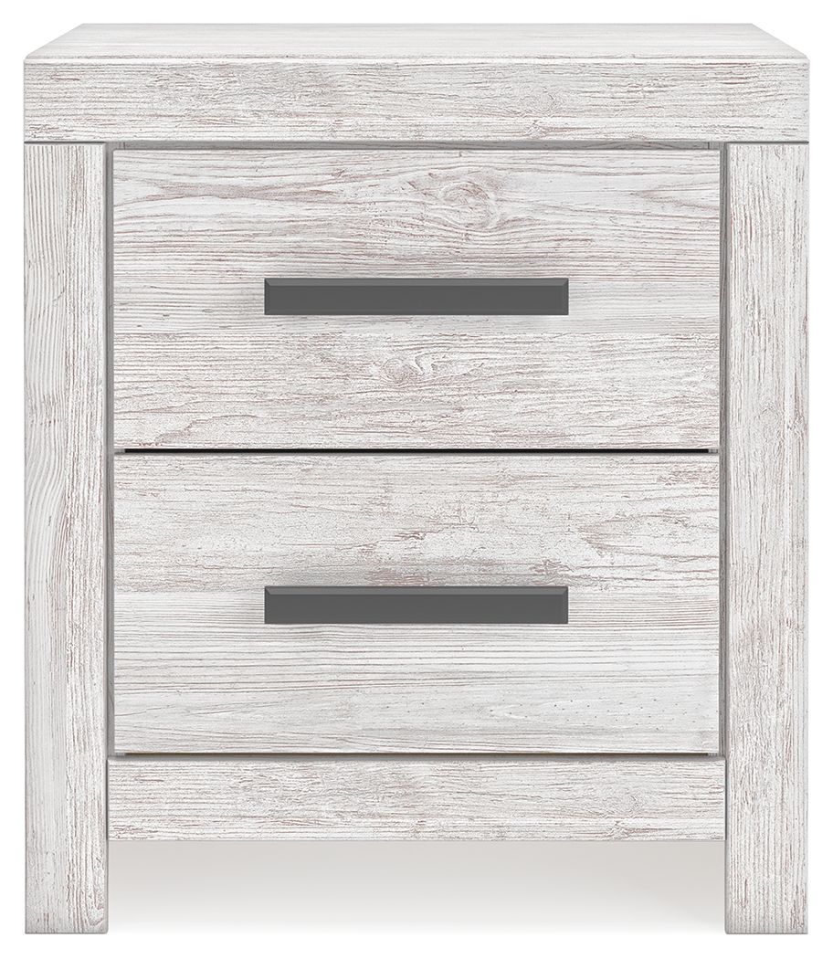 Cayboni - Whitewash - Two Drawer Night Stand - Urban Living Furniture (Los Angeles, CA)