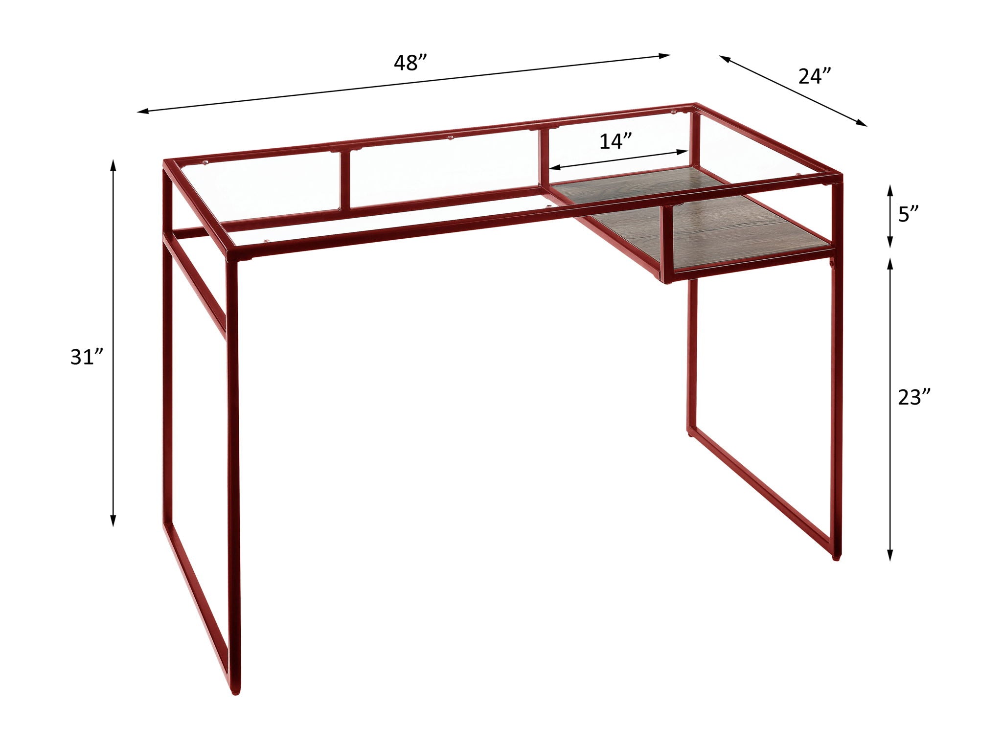 Yasin - Desk - Urban Living Furniture (Los Angeles, CA)