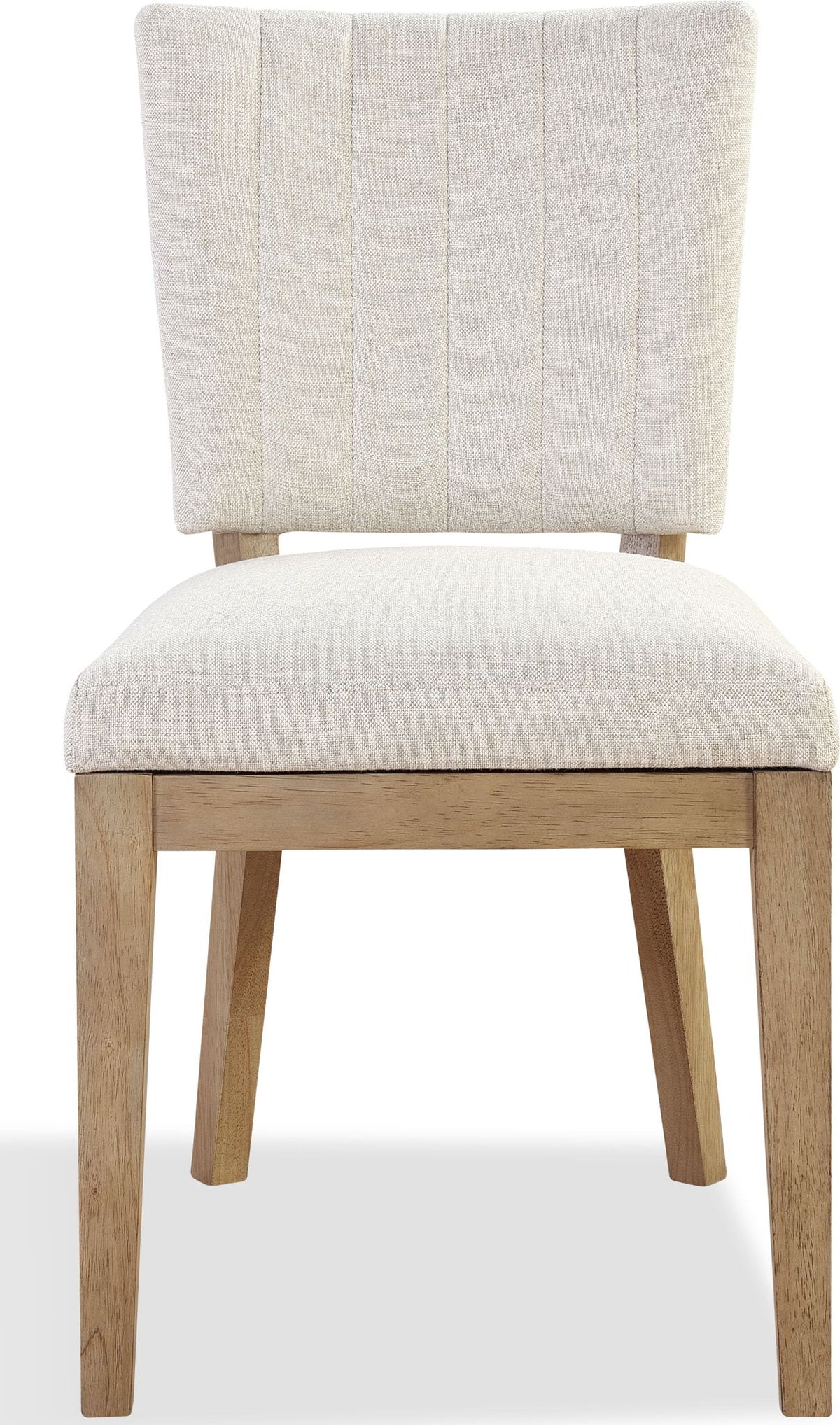 Sumner - Channel Back Upholstered Dining Chair (Set of 2) - Natural