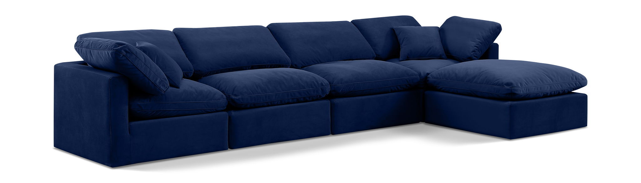 Indulge - Velvet 5 Piece Modular Sectional With Chaise - Urban Living Furniture (Los Angeles, CA)
