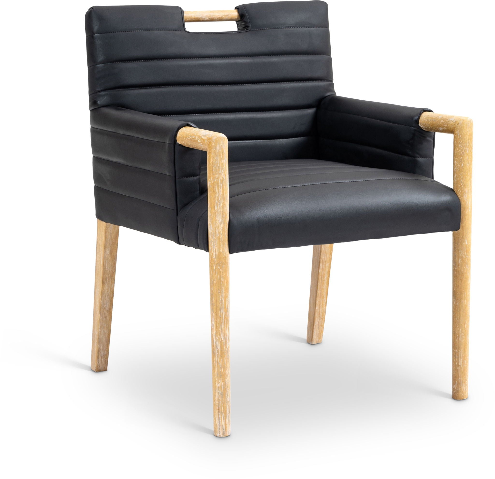Aimee - Dining Arm Chair - Light Brown Legs - Urban Living Furniture (Los Angeles, CA)