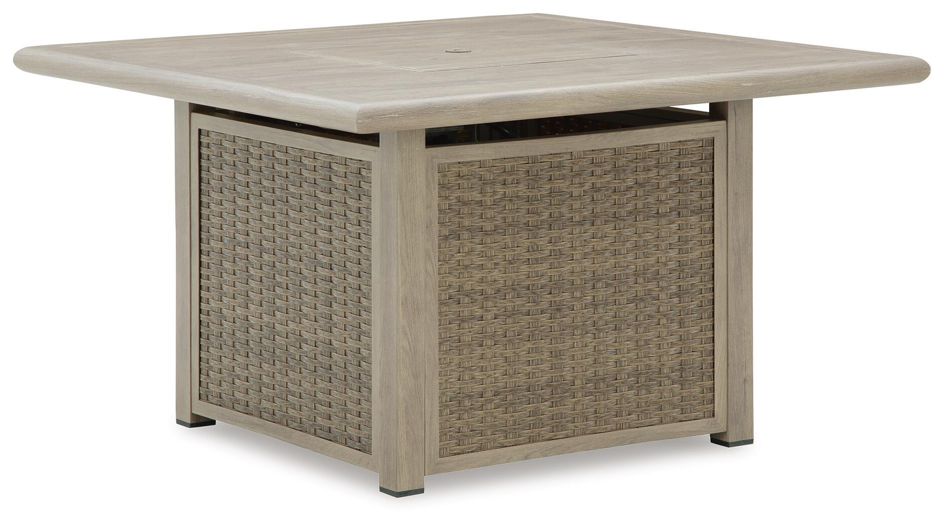 Cliff Trails - Square Fire Pit Table - Beige - Urban Living Furniture (Los Angeles, CA)