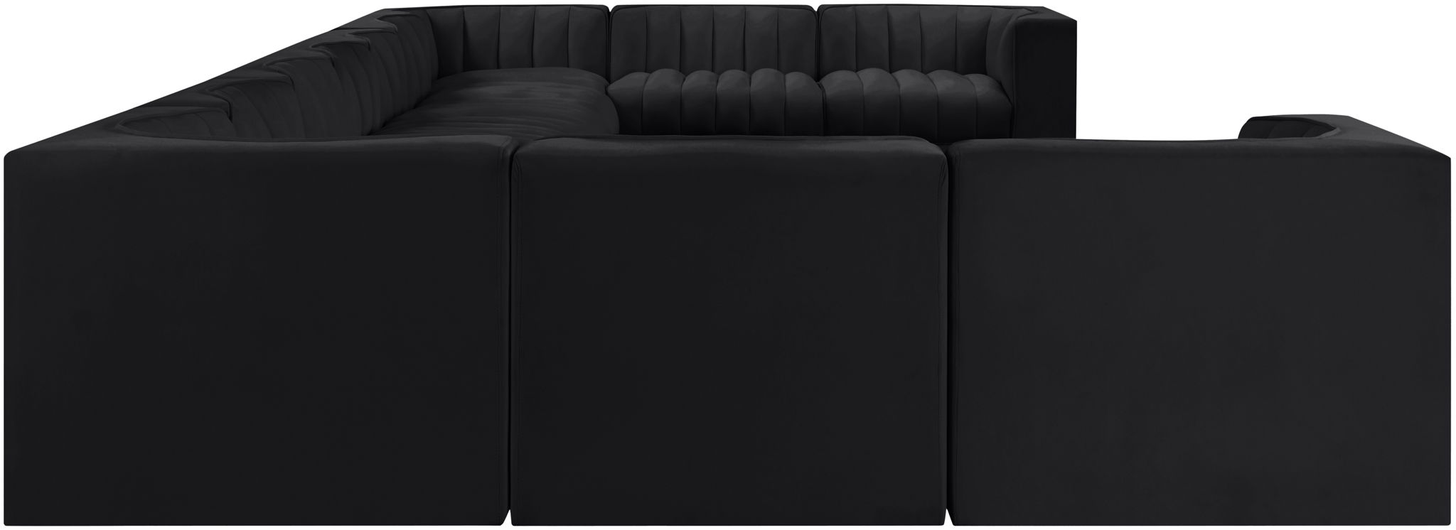 Rummi - Velvet Performance Fabric Upholstered 11 Piece Modular Sectional - Urban Living Furniture (Los Angeles, CA)