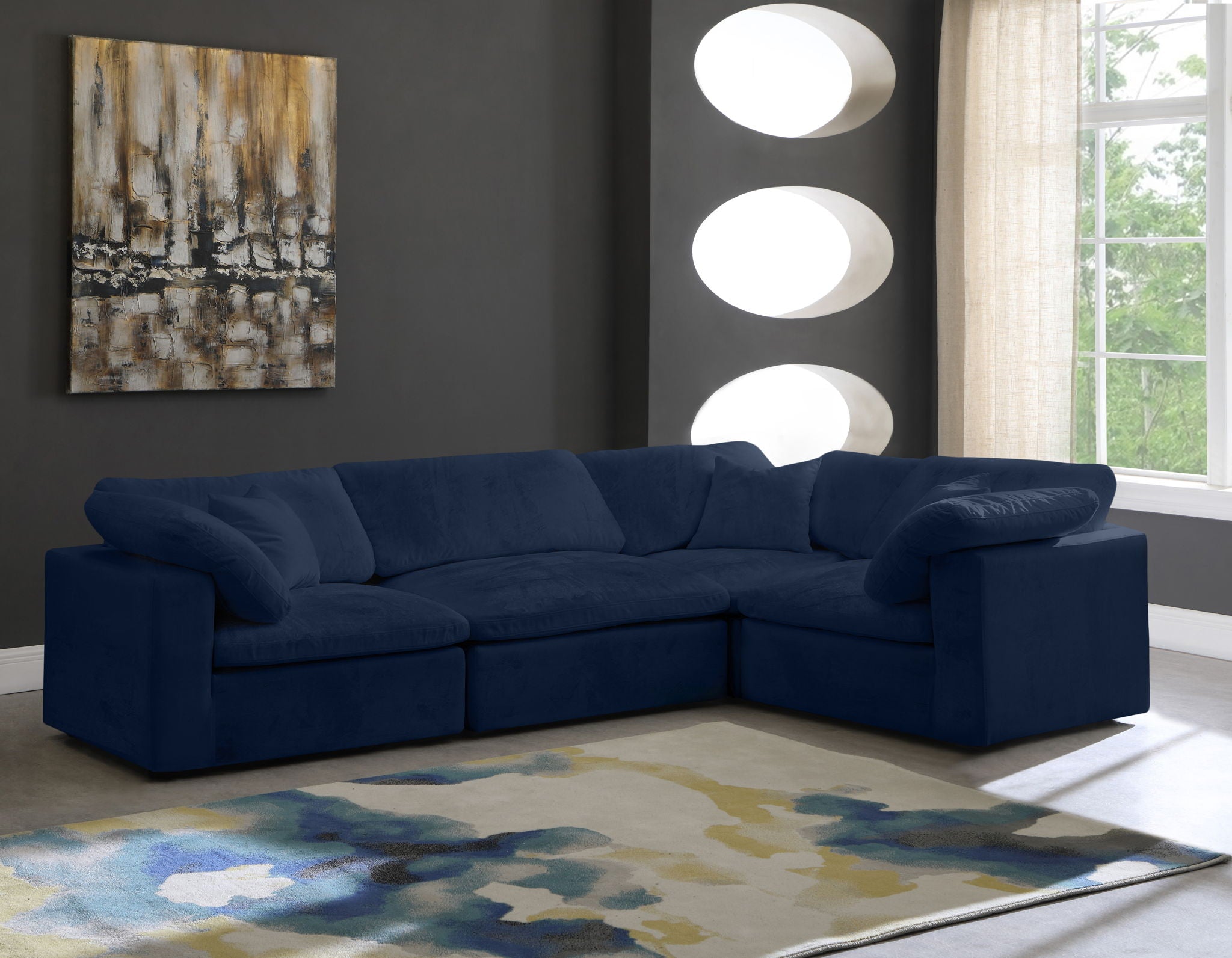 Cozy - 4 Piece Modular Corner Sectional - Urban Living Furniture (Los Angeles, CA)
