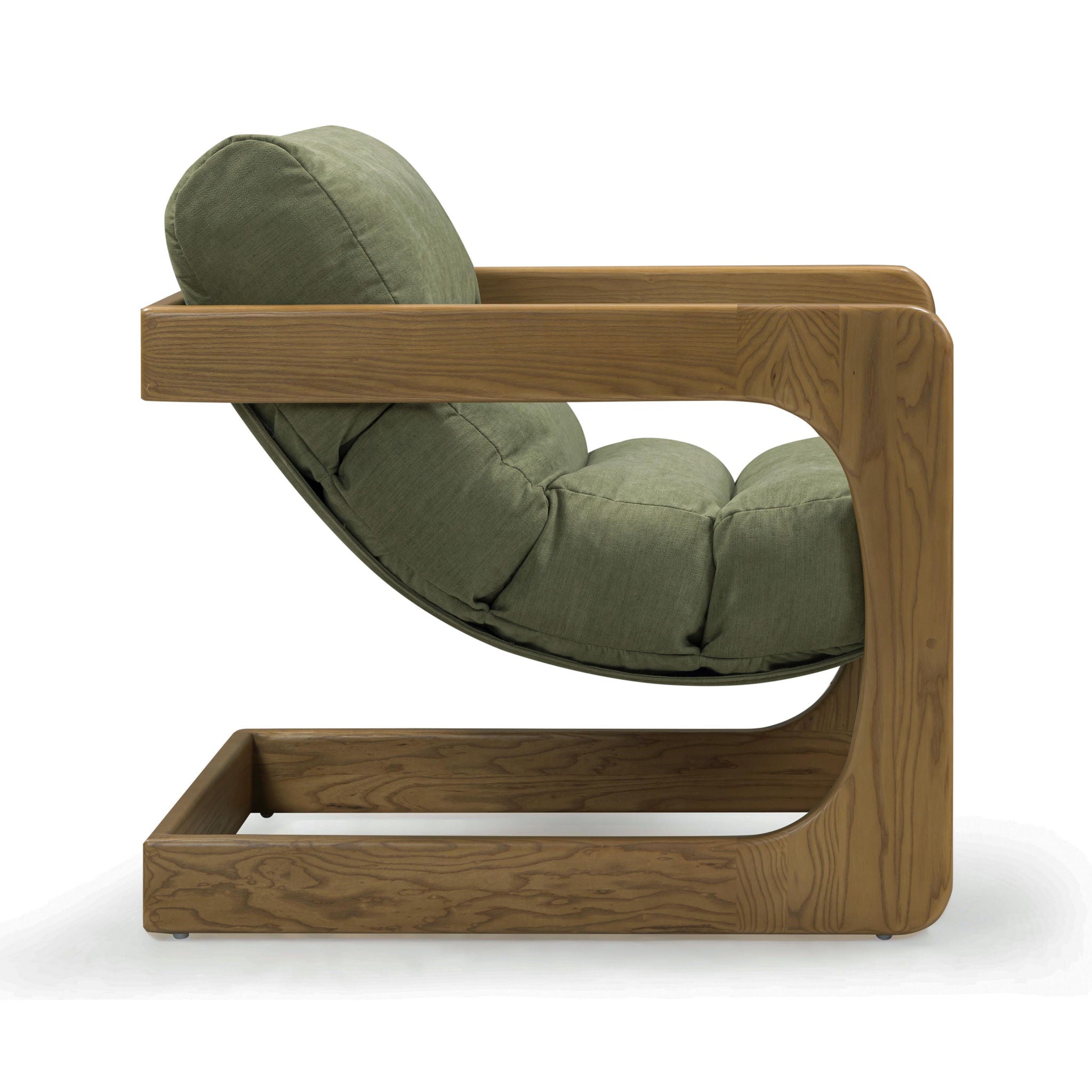 Palma - Upcycled Fabric Accent Chair - Green - Urban Living Furniture (Los Angeles, CA)