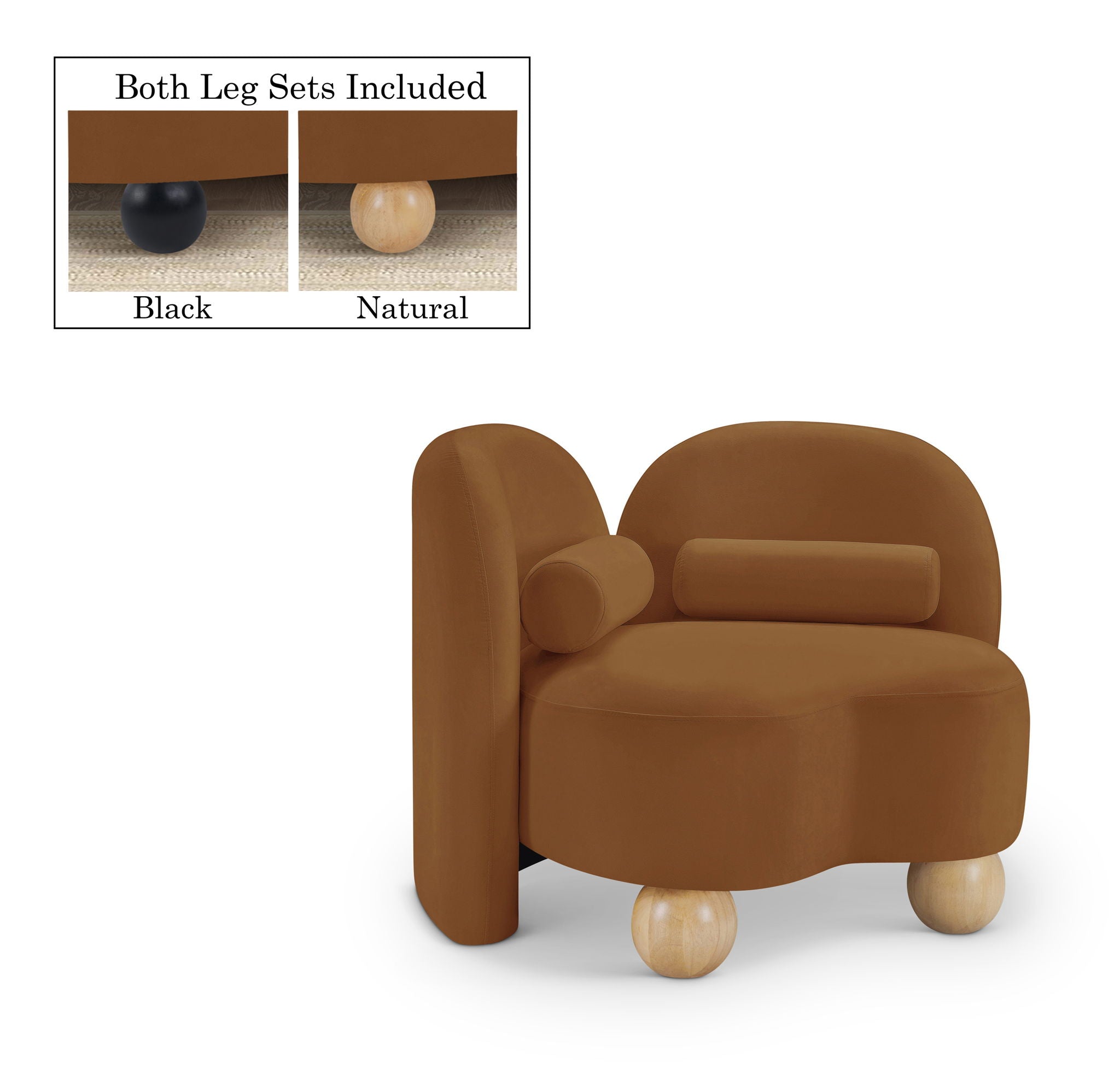 Daphne - Velvet Chair - Urban Living Furniture (Los Angeles, CA)