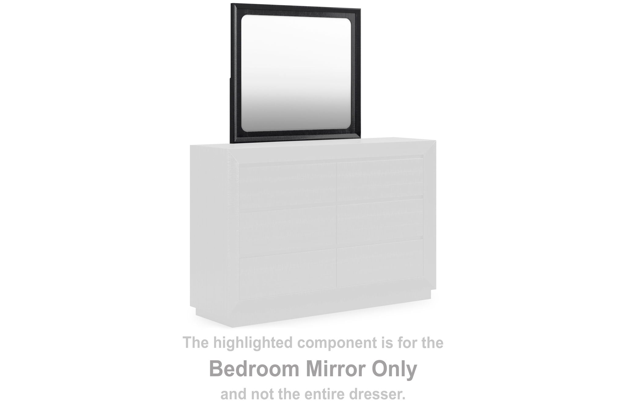 Londer - Black - Bedroom Mirror - Urban Living Furniture (Los Angeles, CA)