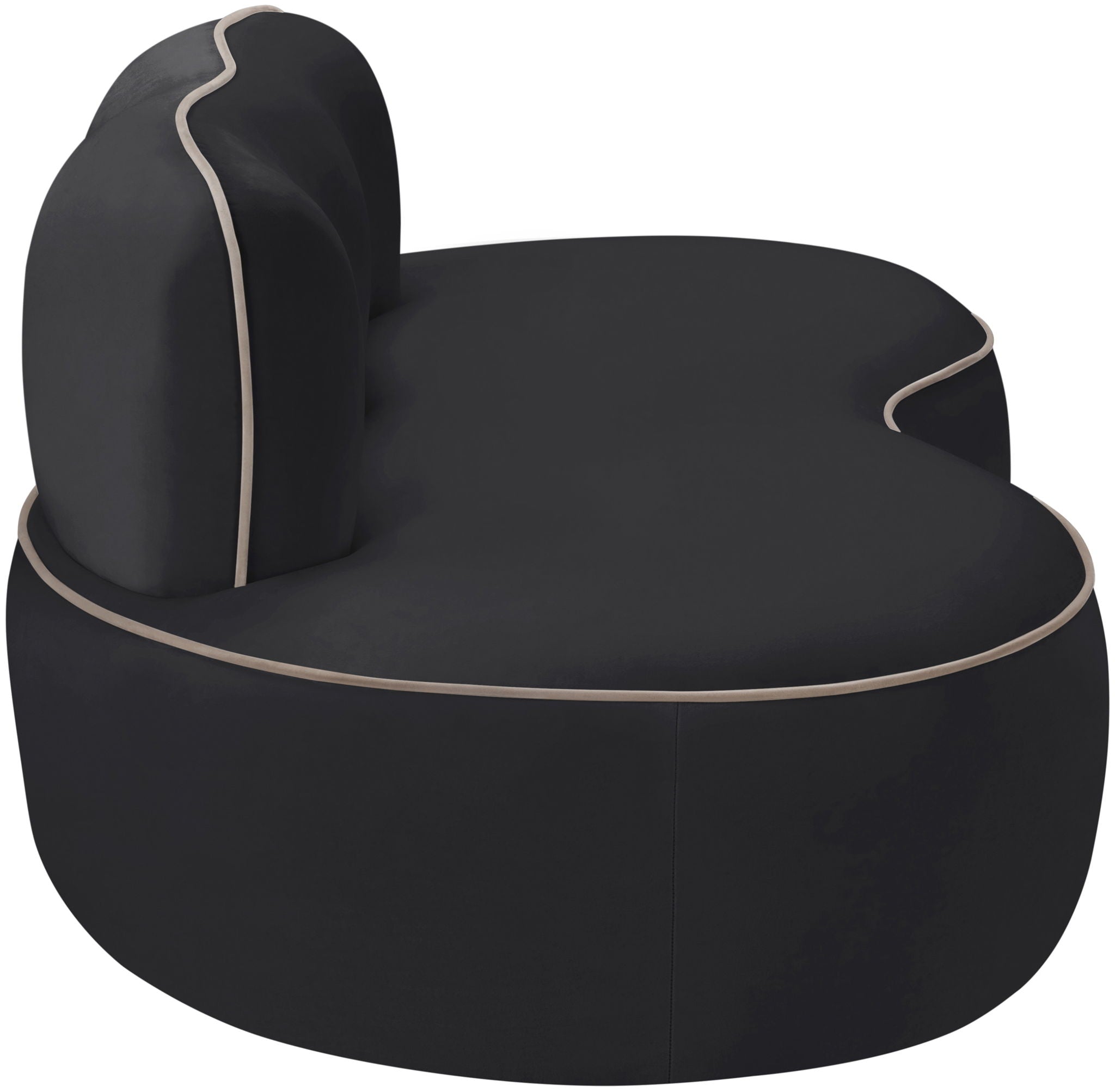 Swerve - Velvet 77" Upholstered Loveseat - Urban Living Furniture (Los Angeles, CA)