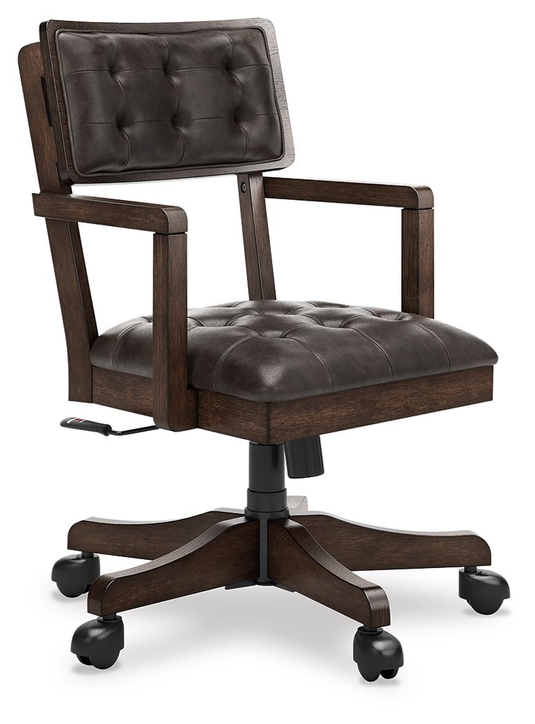 Breckington - Dark Brown - Home Office Desk Chair - Urban Living Furniture (Los Angeles, CA)