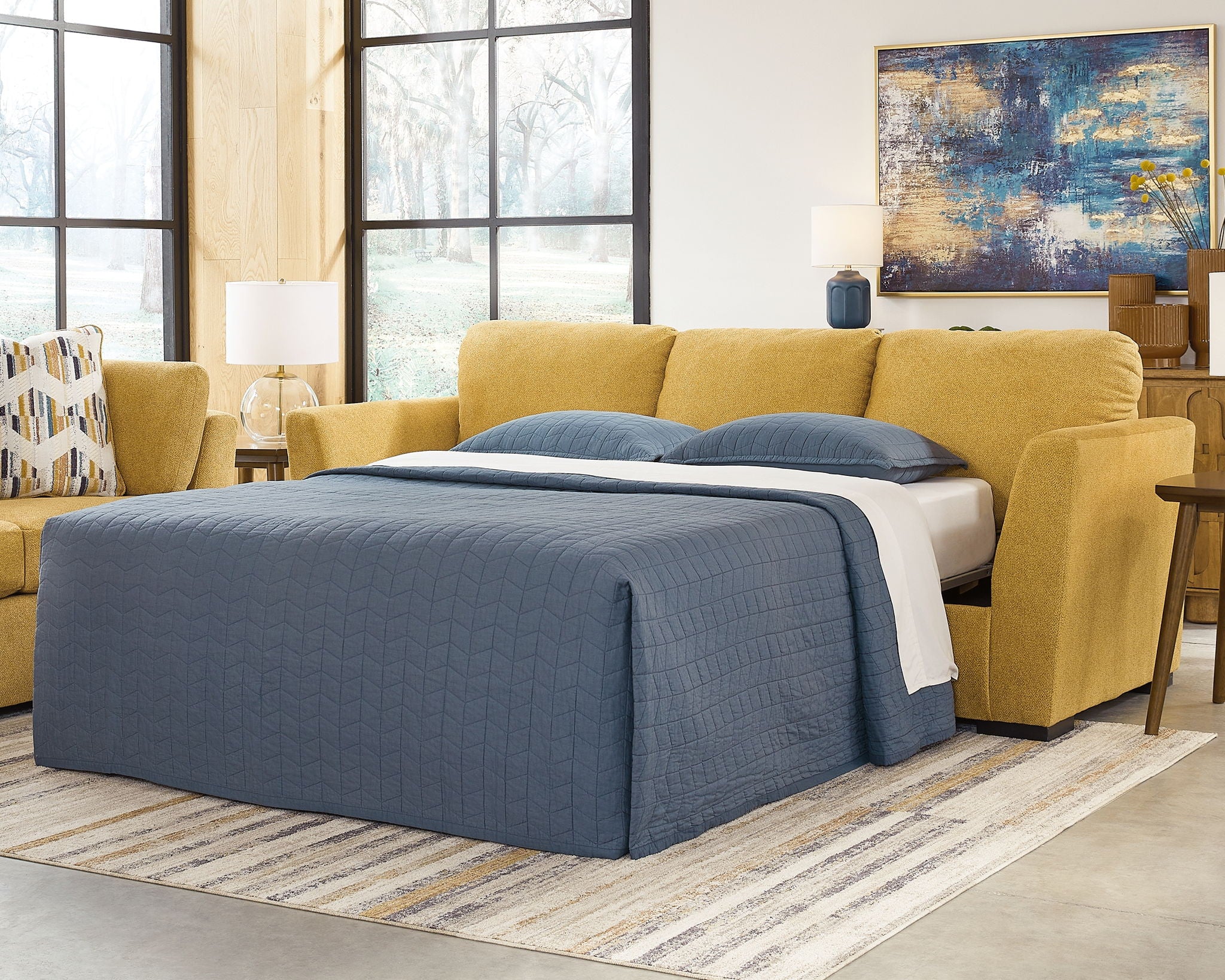 Keerwick - Queen Sofa Sleeper - Sunflower - Urban Living Furniture (Los Angeles, CA)