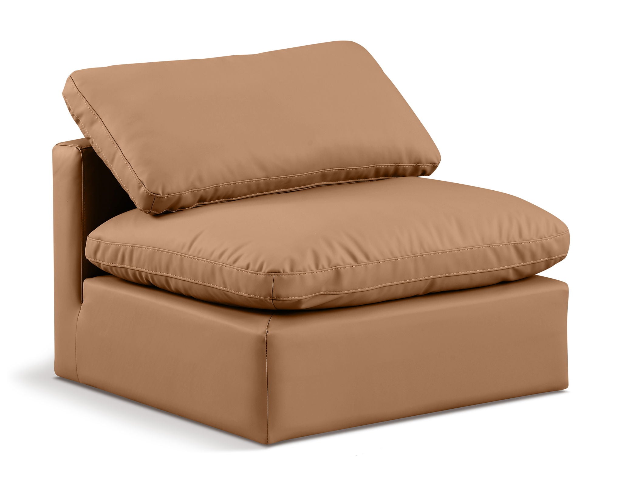 Indulge - Faux Leather Armless Chair - Urban Living Furniture (Los Angeles, CA)