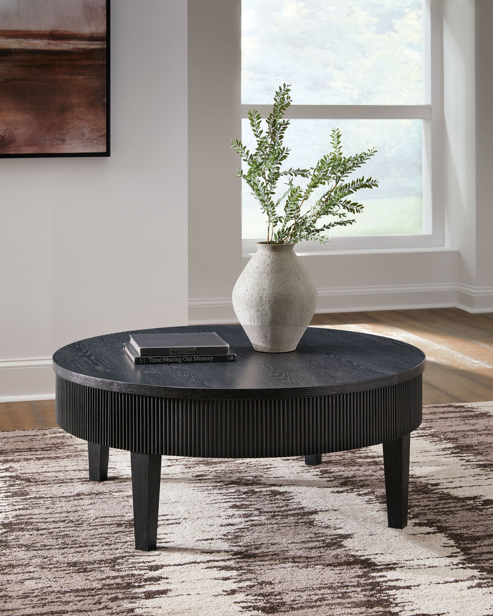 Marstream - Black - Round Cocktail Table - Urban Living Furniture (Los Angeles, CA)
