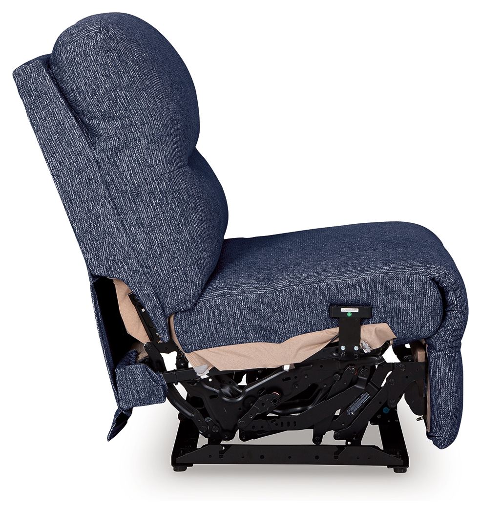 Acklen Place - Navy - Power Armless Recliner With Adj Headrest - Urban Living Furniture (Los Angeles, CA)