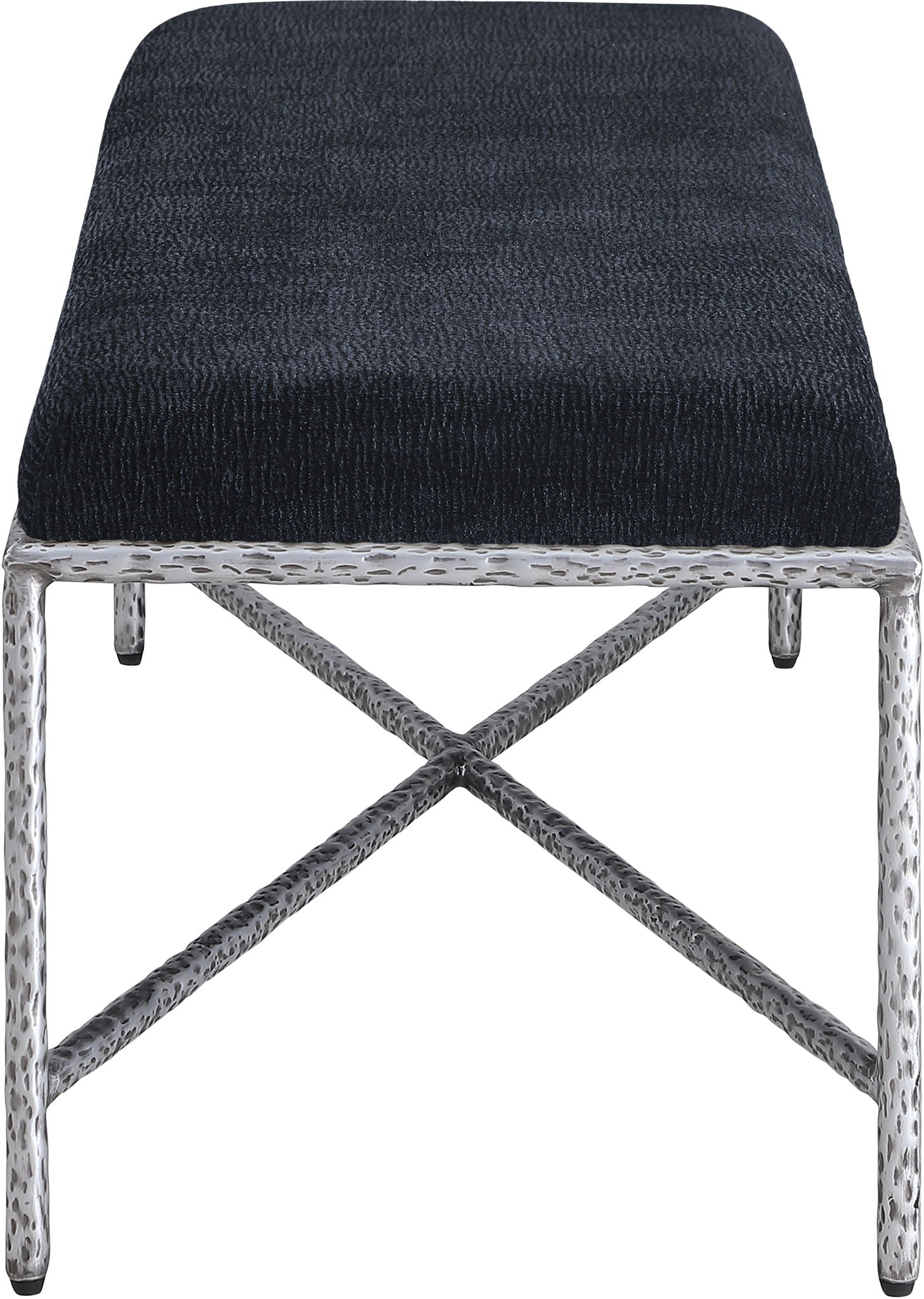 Valley - Bench With Silver Frame - Urban Living Furniture (Los Angeles, CA)