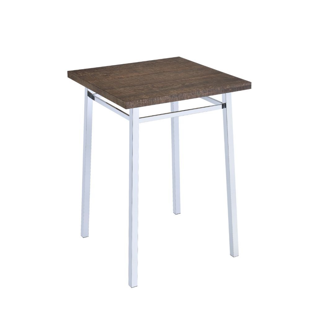 Nadie - Bar Table - Oak & Chrome - Urban Living Furniture (Los Angeles, CA)