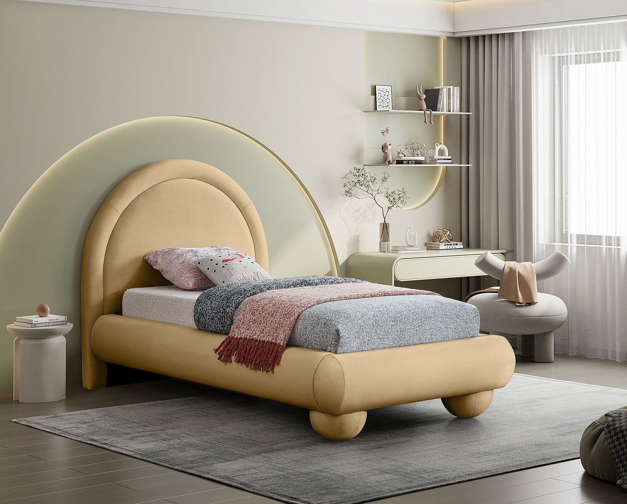 Madrid - Upholstered Bed - Urban Living Furniture (Los Angeles, CA)