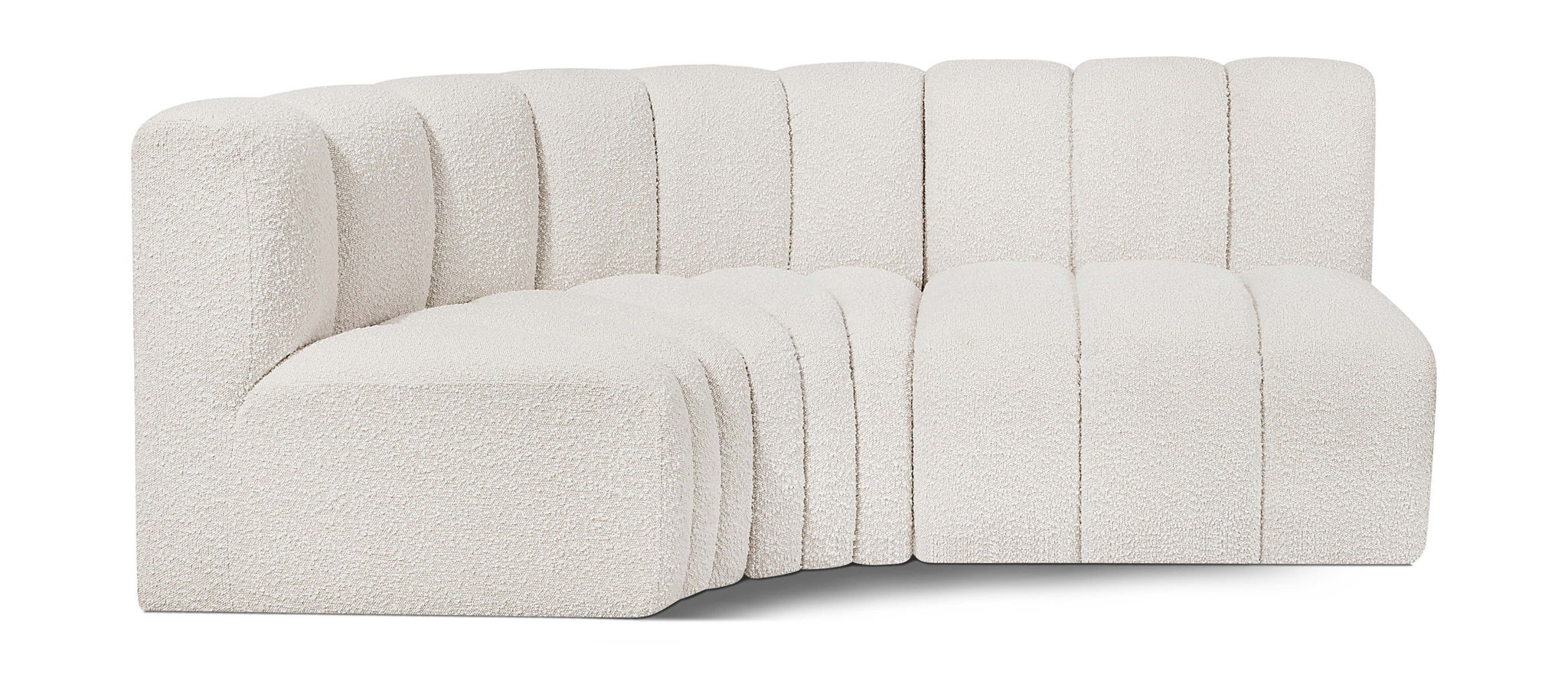 Arc - Boucle Fabric 3 Piece Sofa - Urban Living Furniture (Los Angeles, CA)