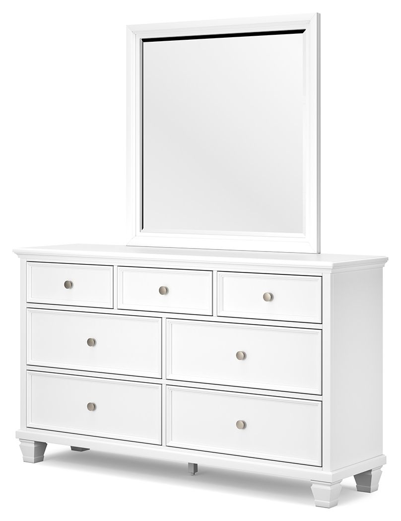 Fortman - White - Dresser And Mirror - Urban Living Furniture (Los Angeles, CA)
