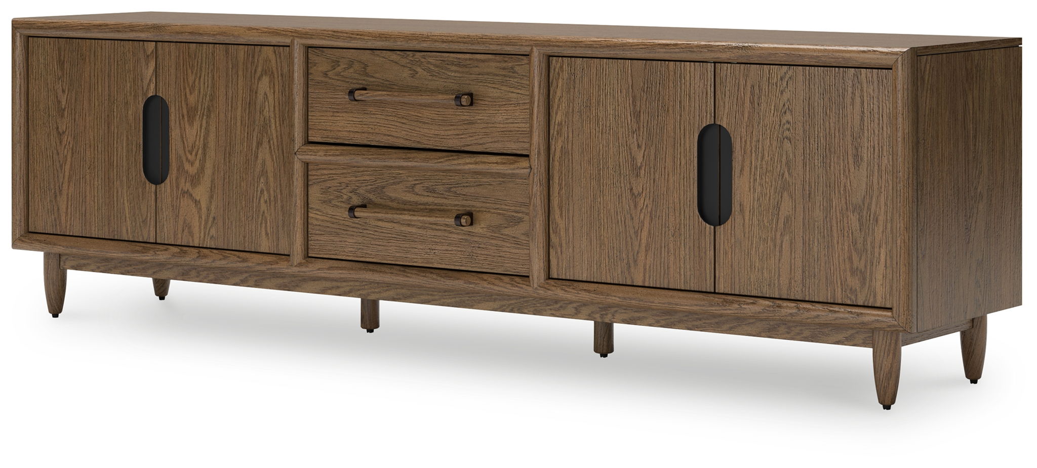 Roanhowe - Brown - Extra Large TV Stand - Urban Living Furniture (Los Angeles, CA)
