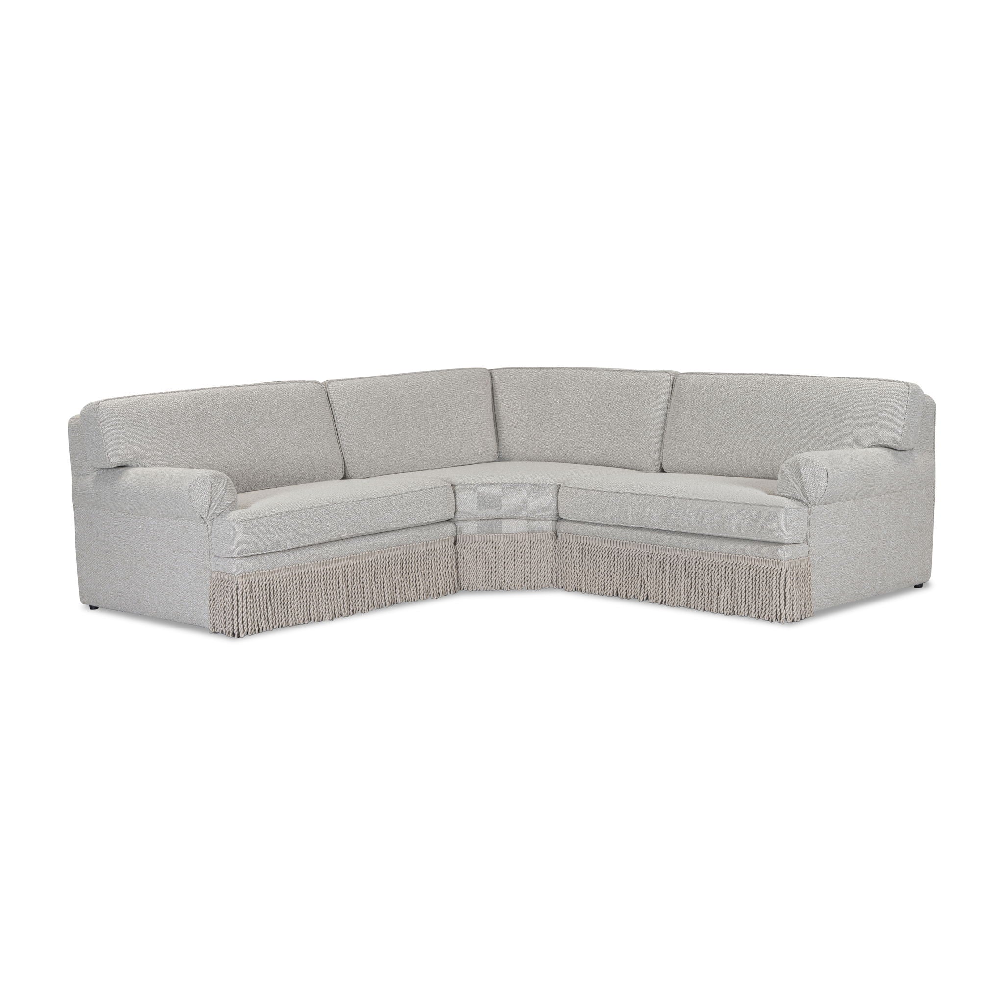 Yvette - 3-Piece Performance Boucle L-Sectional - Warm Gray - Urban Living Furniture (Los Angeles, CA)