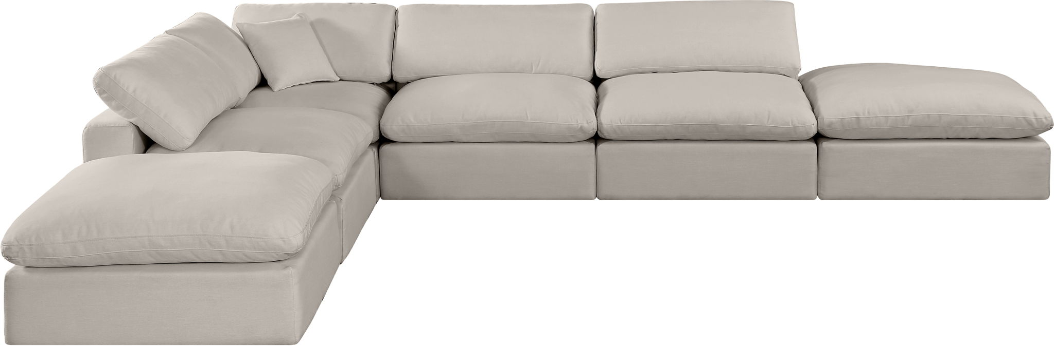 Comfy - 6 Piece Linen Modular Sectional - Urban Living Furniture (Los Angeles, CA)
